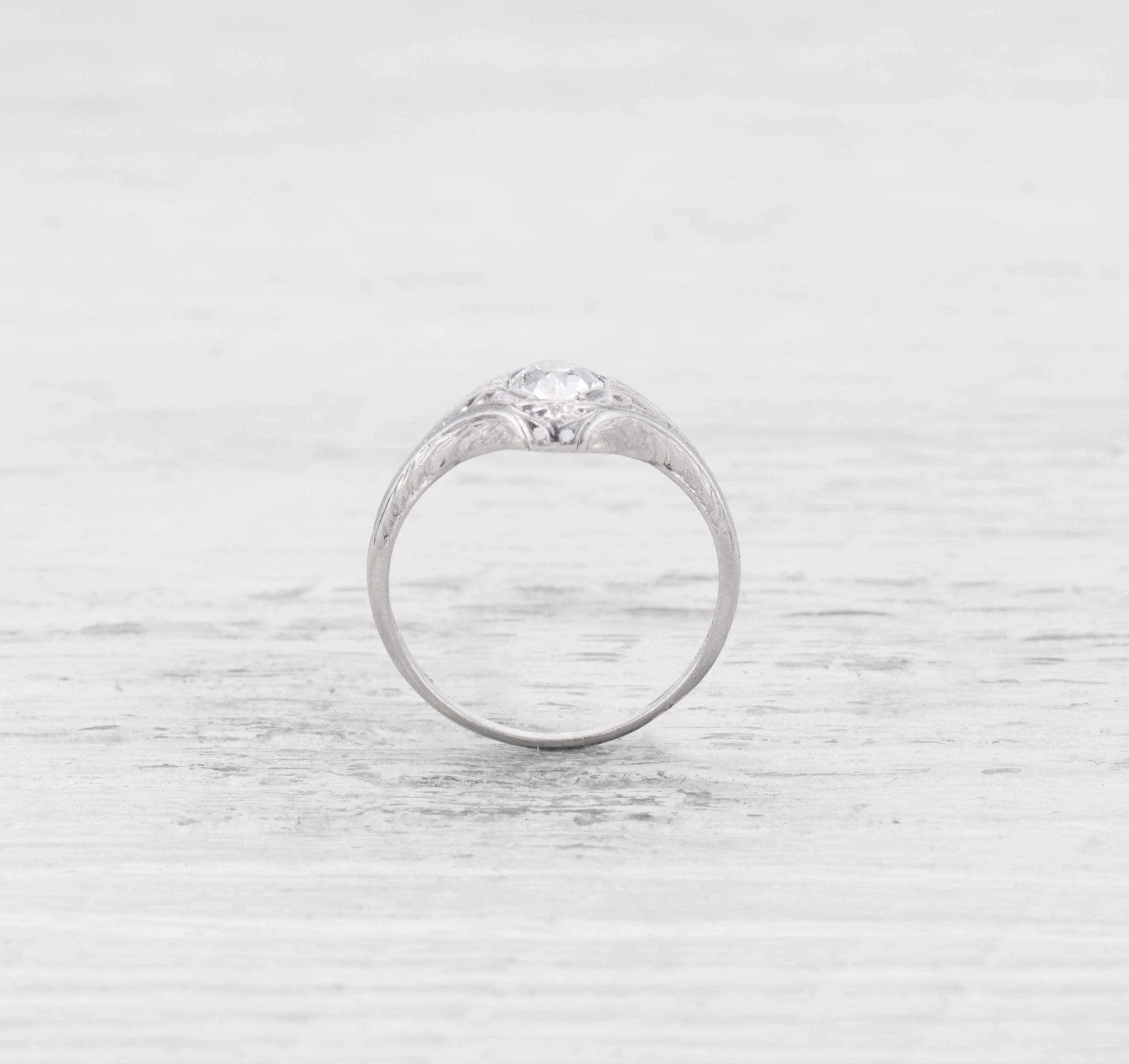 .52 CARAT EDWARDIAN DIAMOND ENGAGEMENT RING - Image 4
