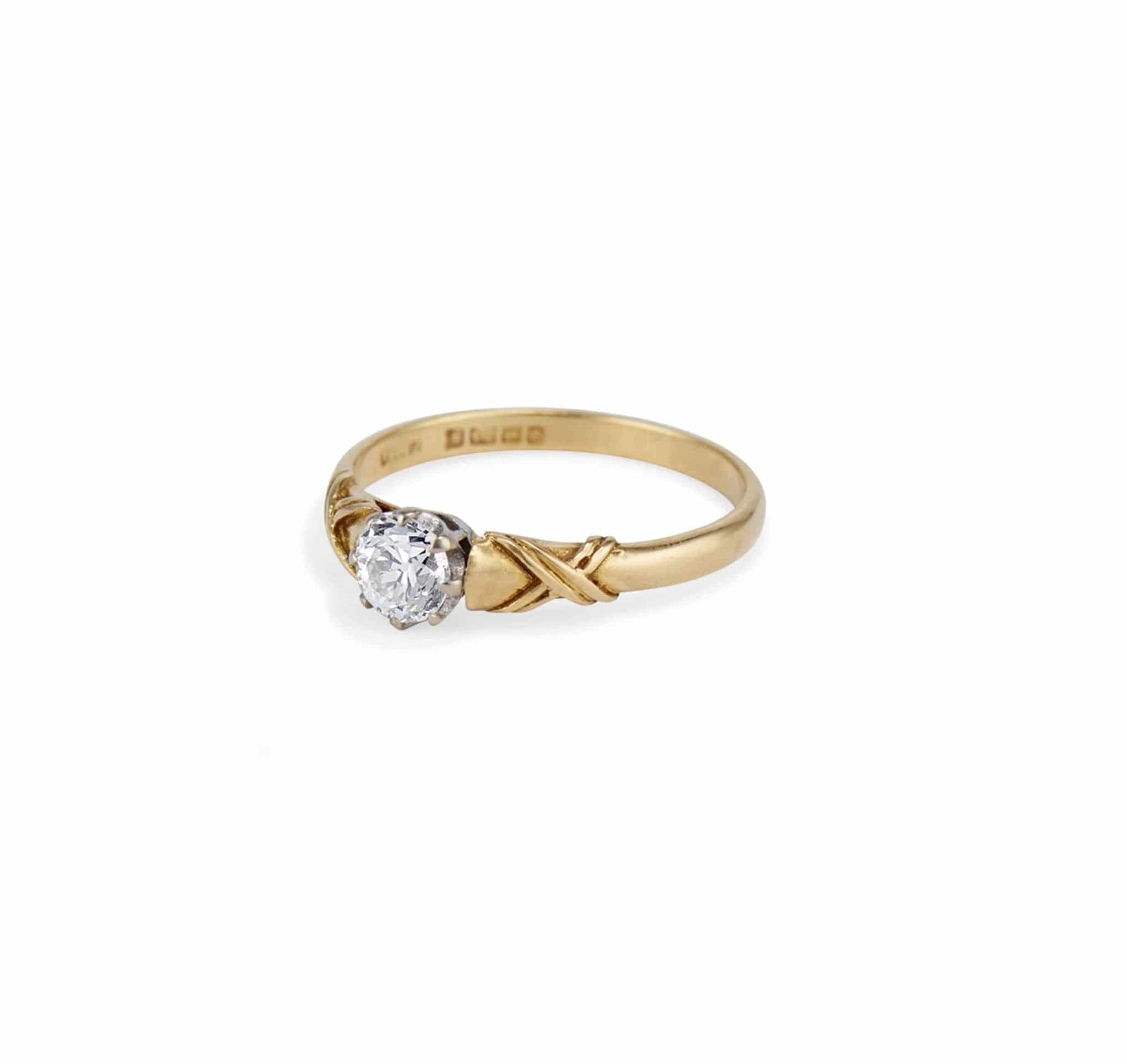 .52 CARAT VICTORIAN DIAMOND ENGAGEMENT RING