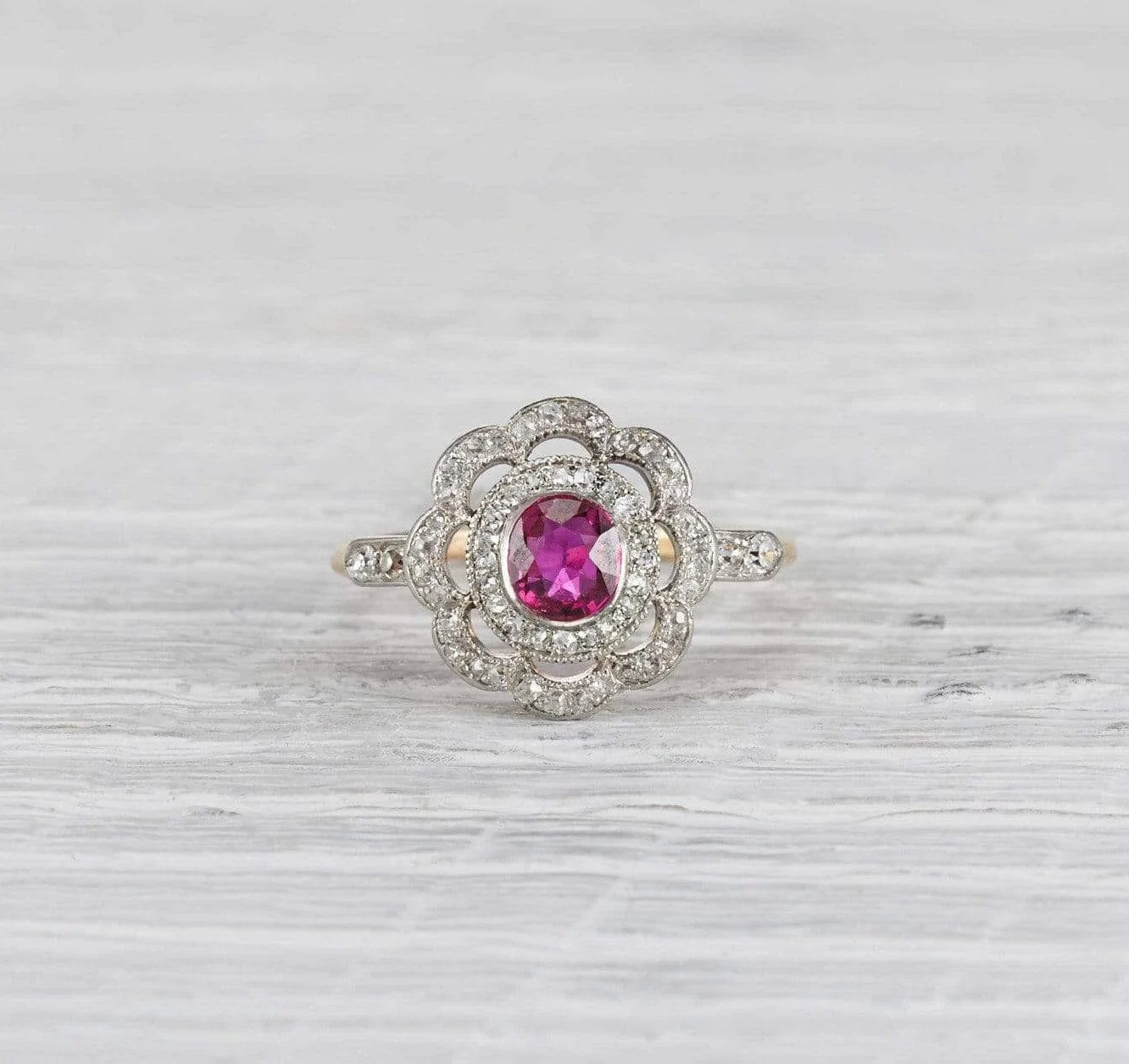 .56 Carat Edwardian Ruby Ring - Image 2