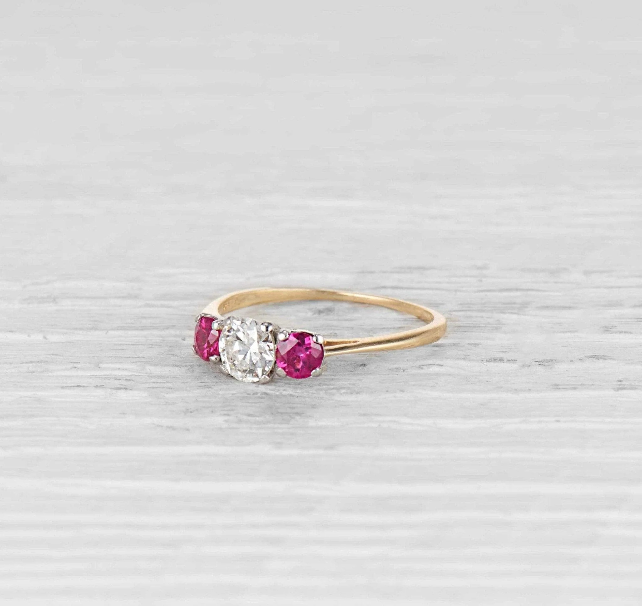 .56 Carat Retro Tiffany & Co. Ruby and Diamond Engagement Ring