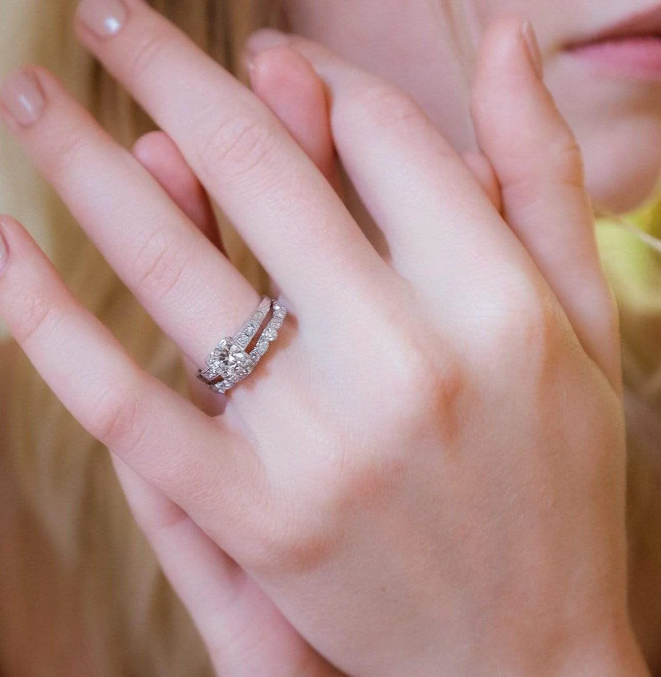 .57 Carat Edwardian Diamond Engagement Ring - Image 4