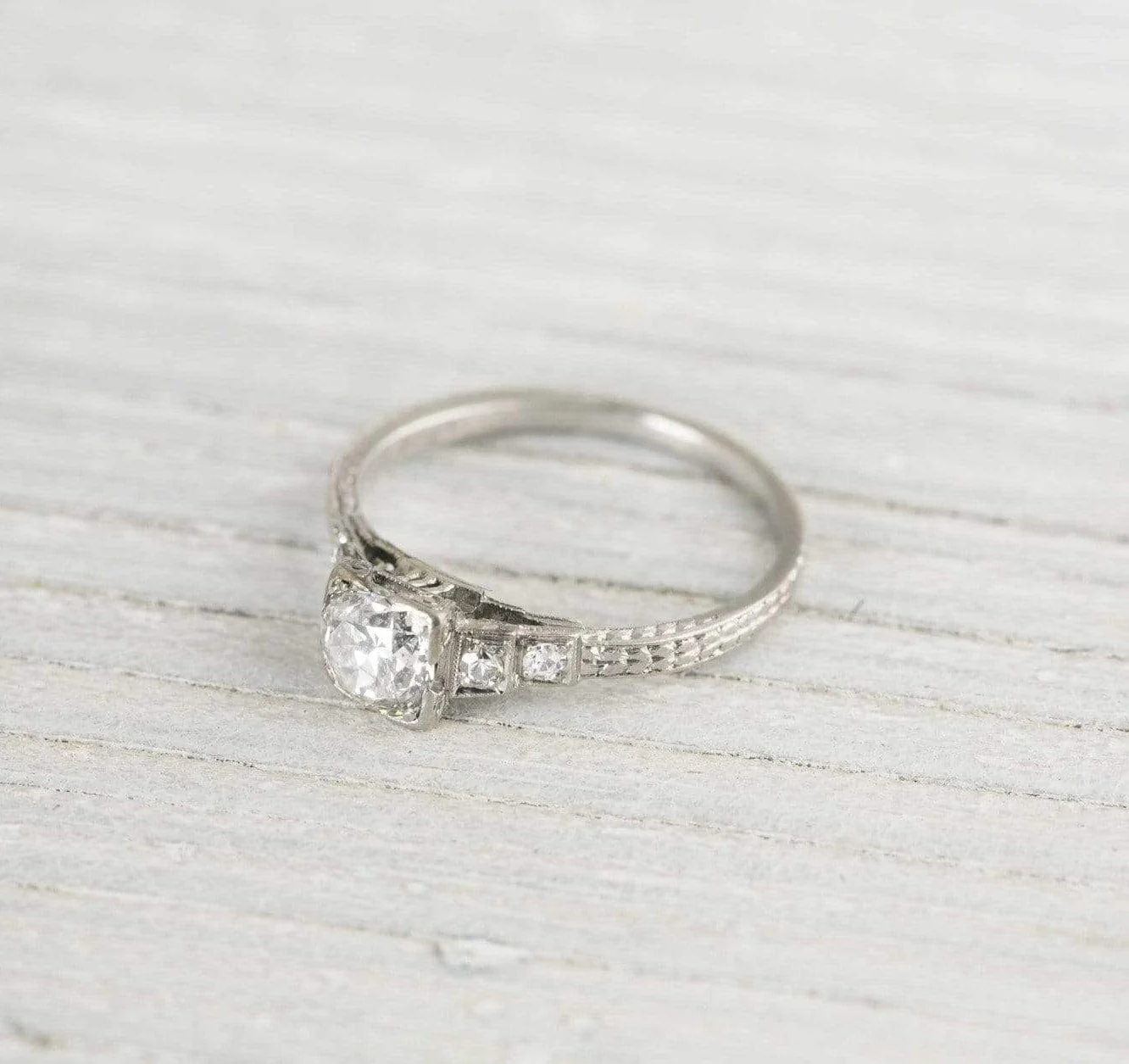 .60 Carat Art Deco Diamond Engagement Ring
