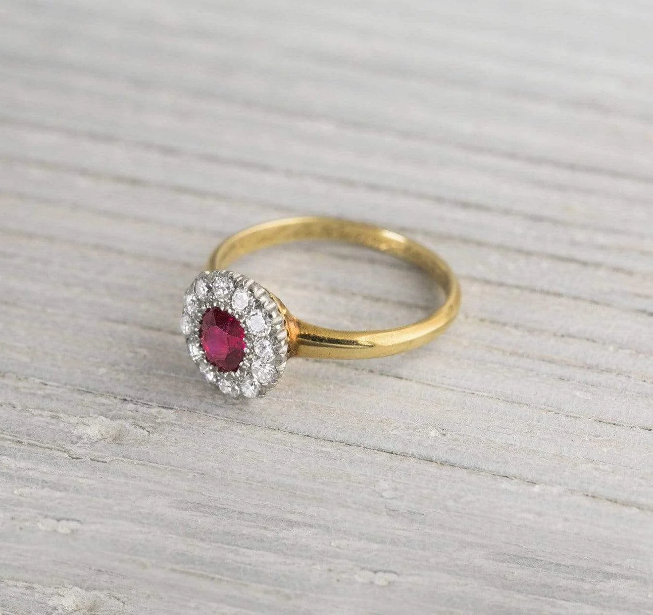 .60 Carat Ruby Vintage Engagement Ring
