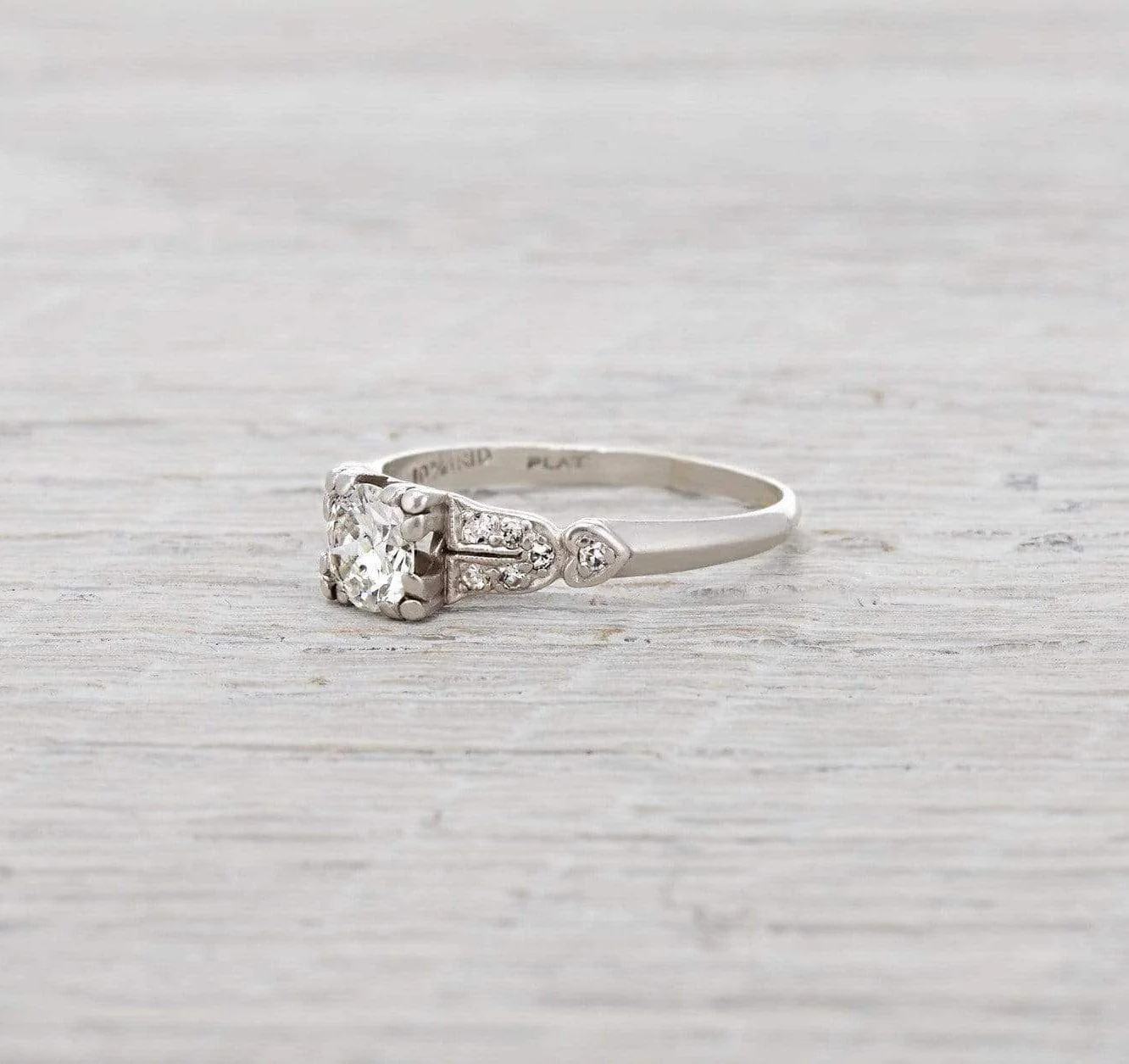 .60 Carat Vintage Art Deco Diamond Engagement Ring