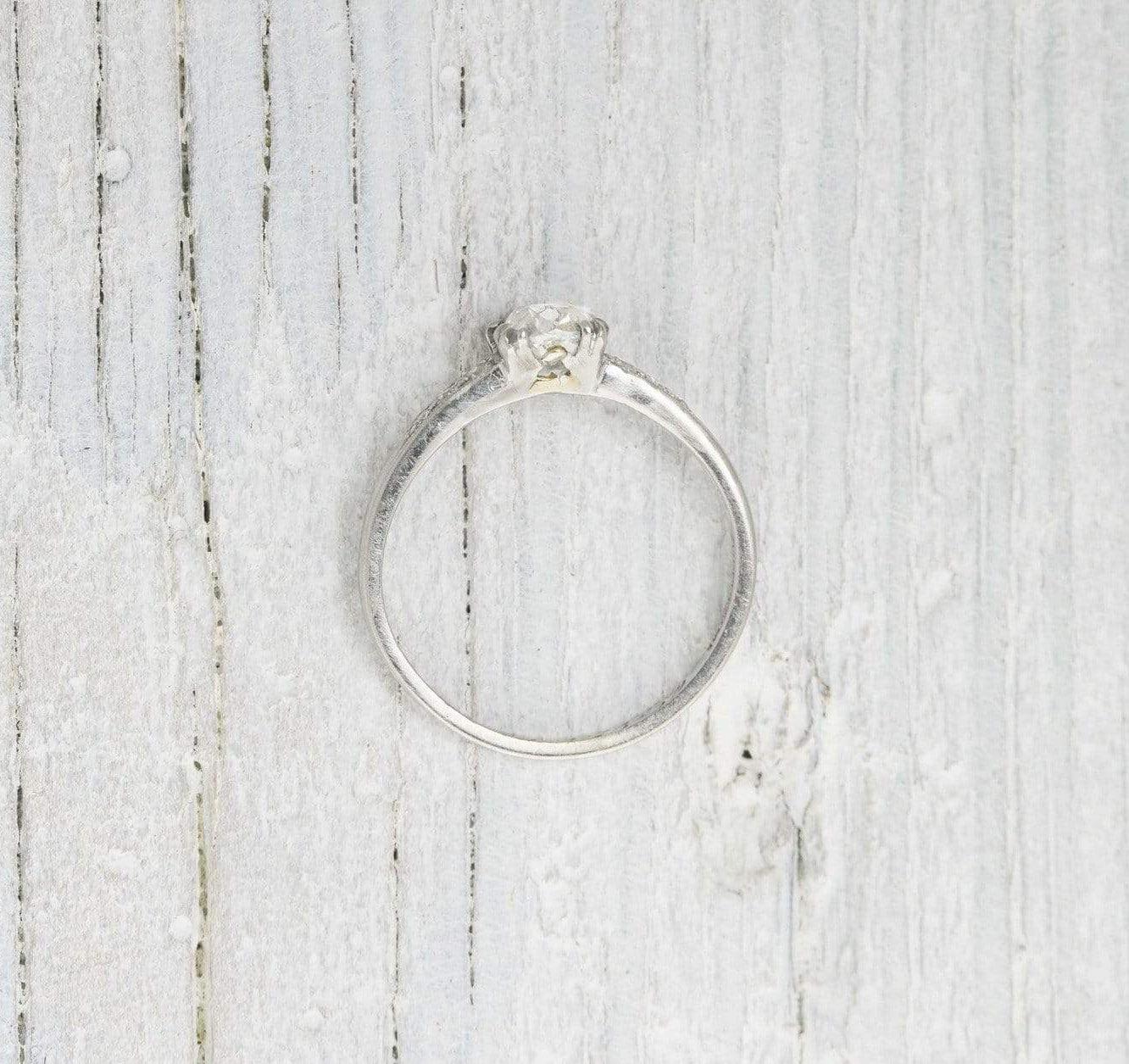 .63 Carat Vintage Art Deco Diamond Engagement Ring - Image 4