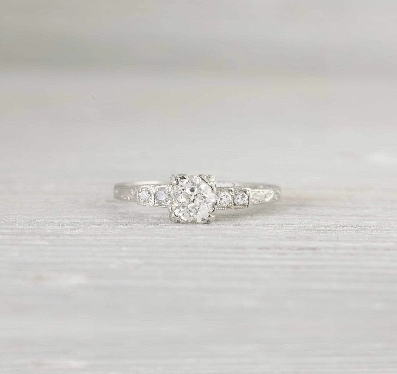 .64 Carat Vintage Art Deco Engagement Ring - Image 2