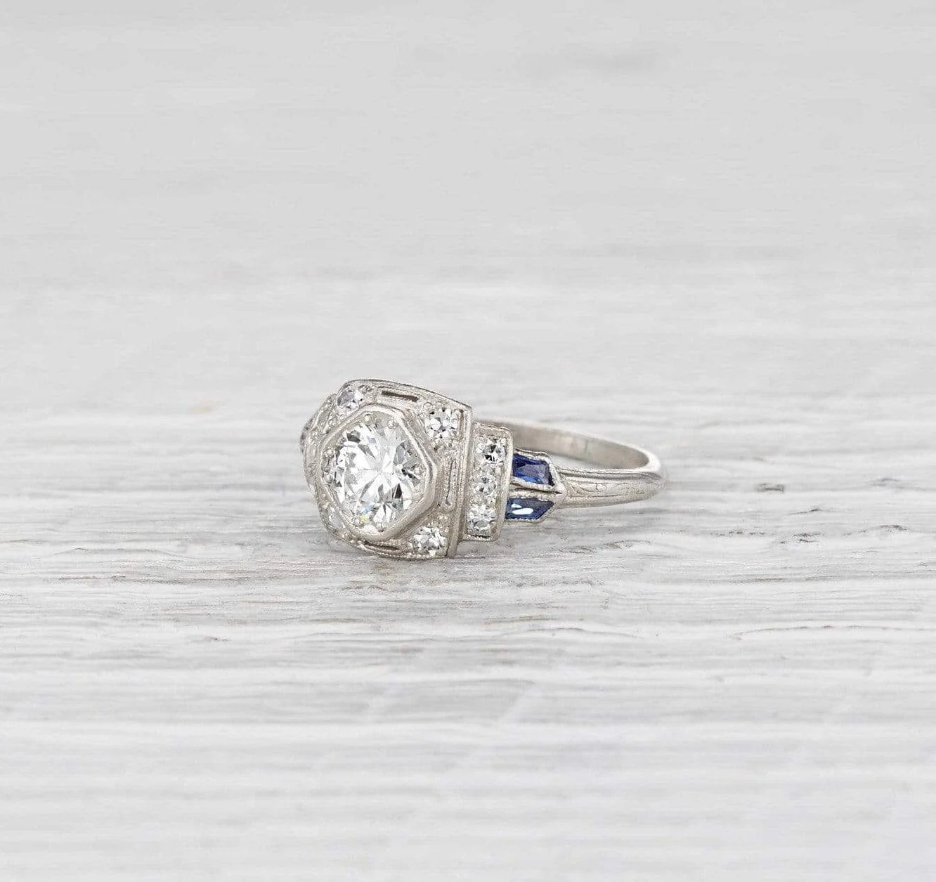.65 Carat Art Deco Engagement Ring