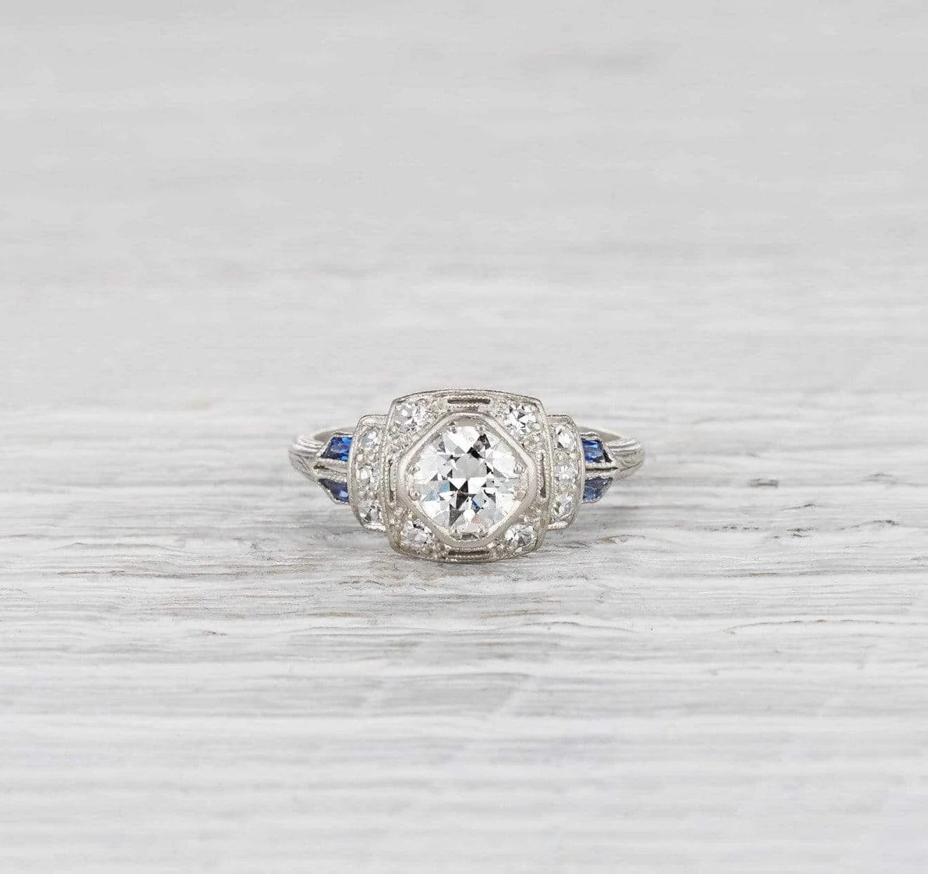 .65 Carat Art Deco Engagement Ring - Image 2