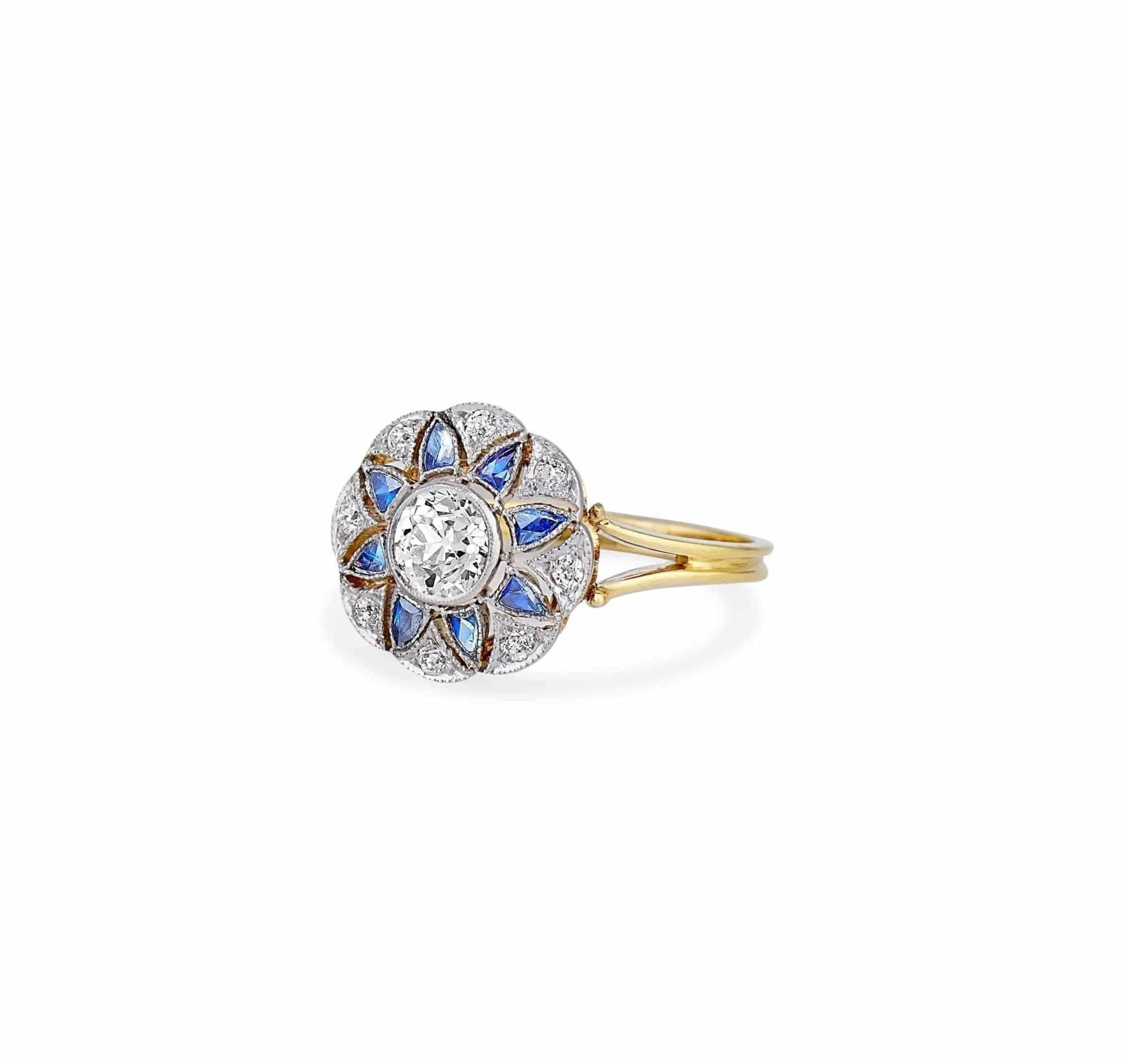 .65 Carat Edwardian Diamond Engagement Ring