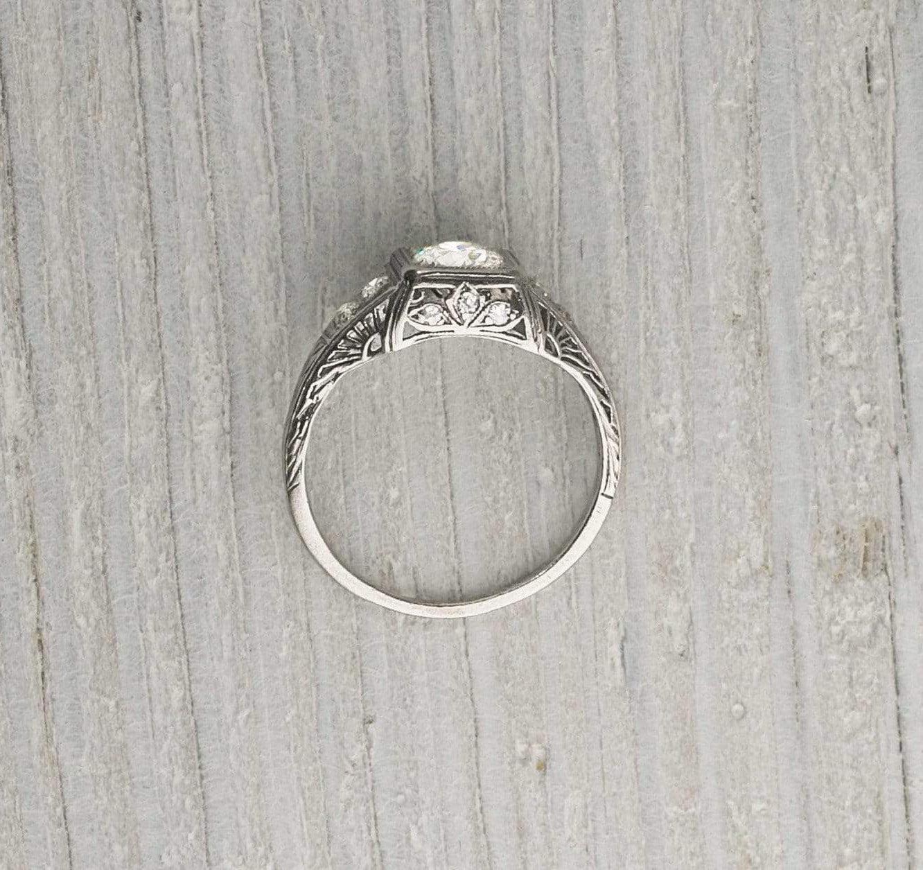 .65 Carat Old European Cut Diamond Engagement Ring - Image 4