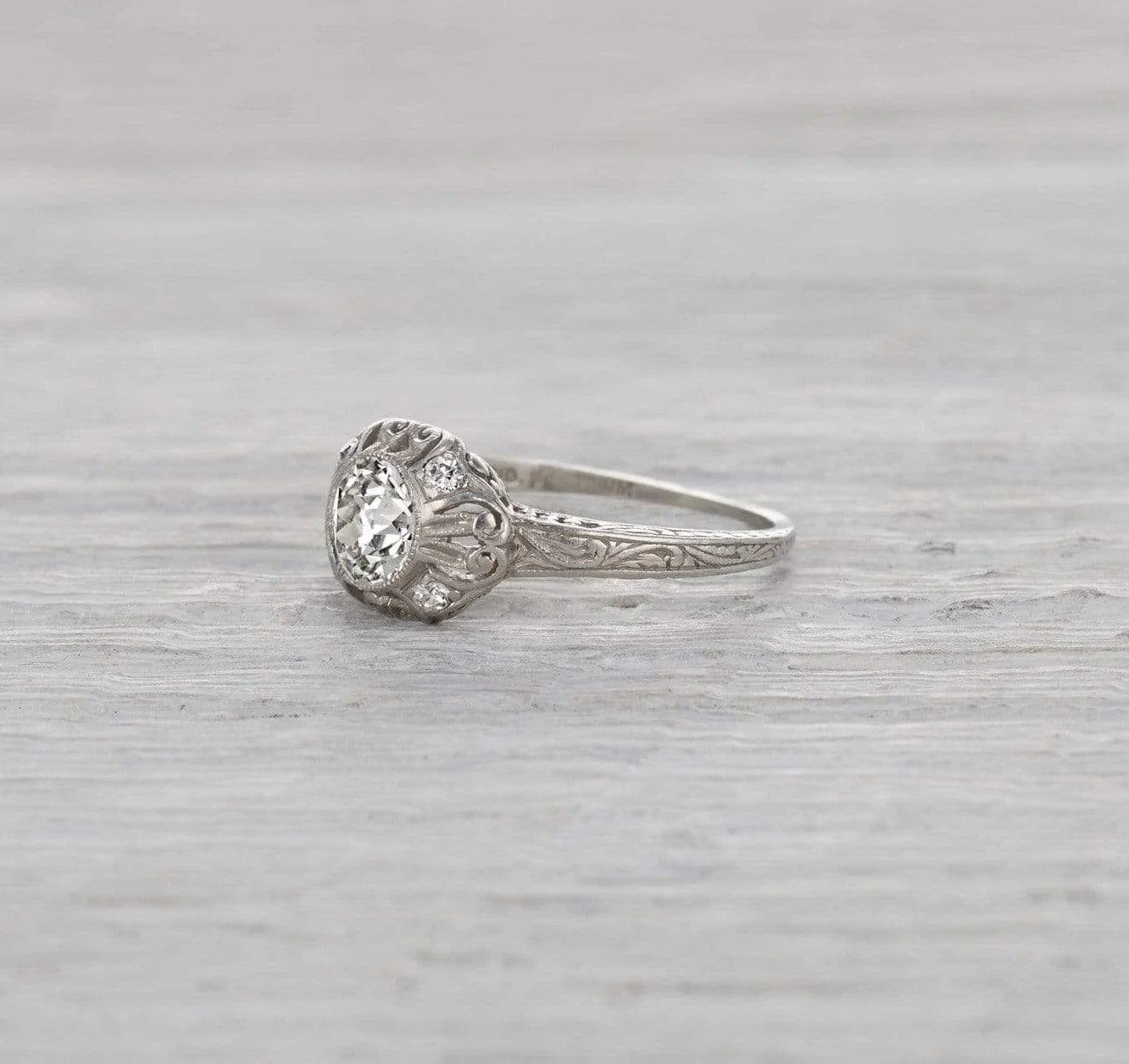 .70 Carat Edwardian Engagement Ring