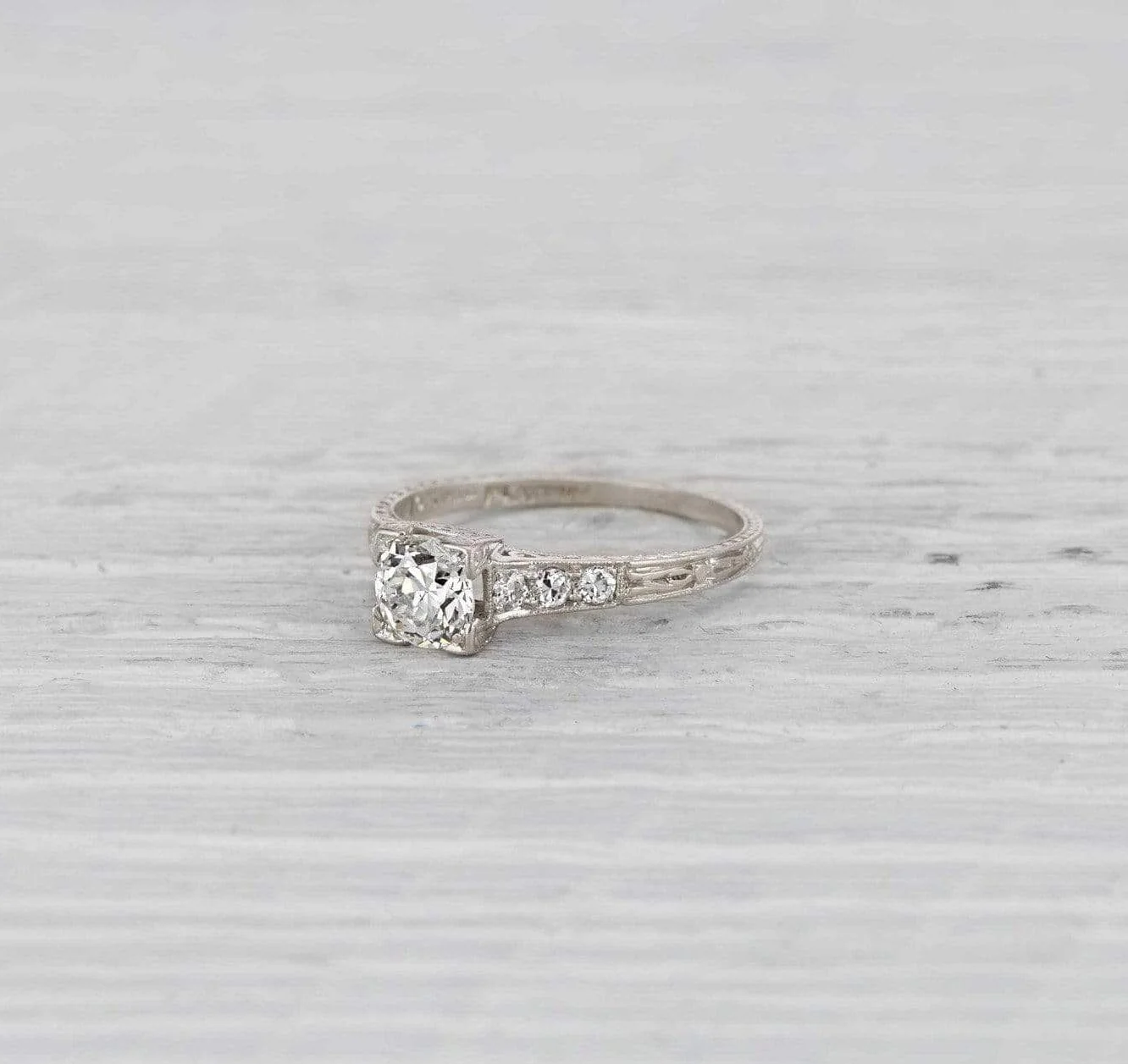 .65 Carat Late Edwardian Engagement Ring