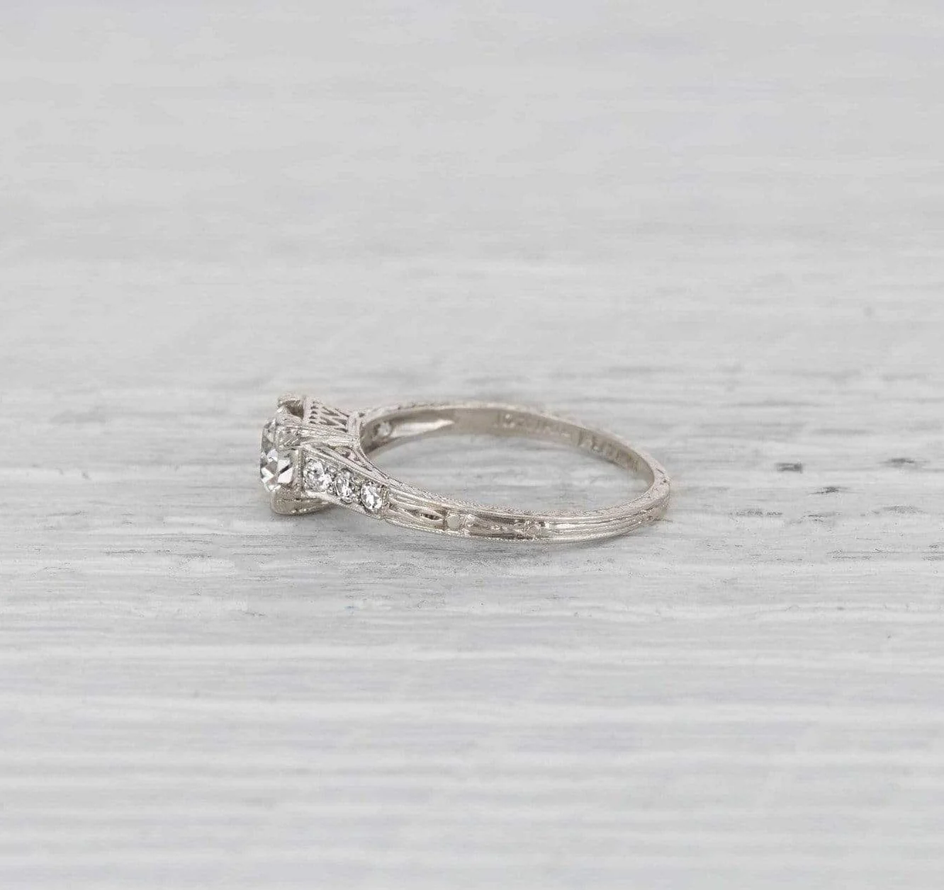 .65 Carat Late Edwardian Engagement Ring - Image 3