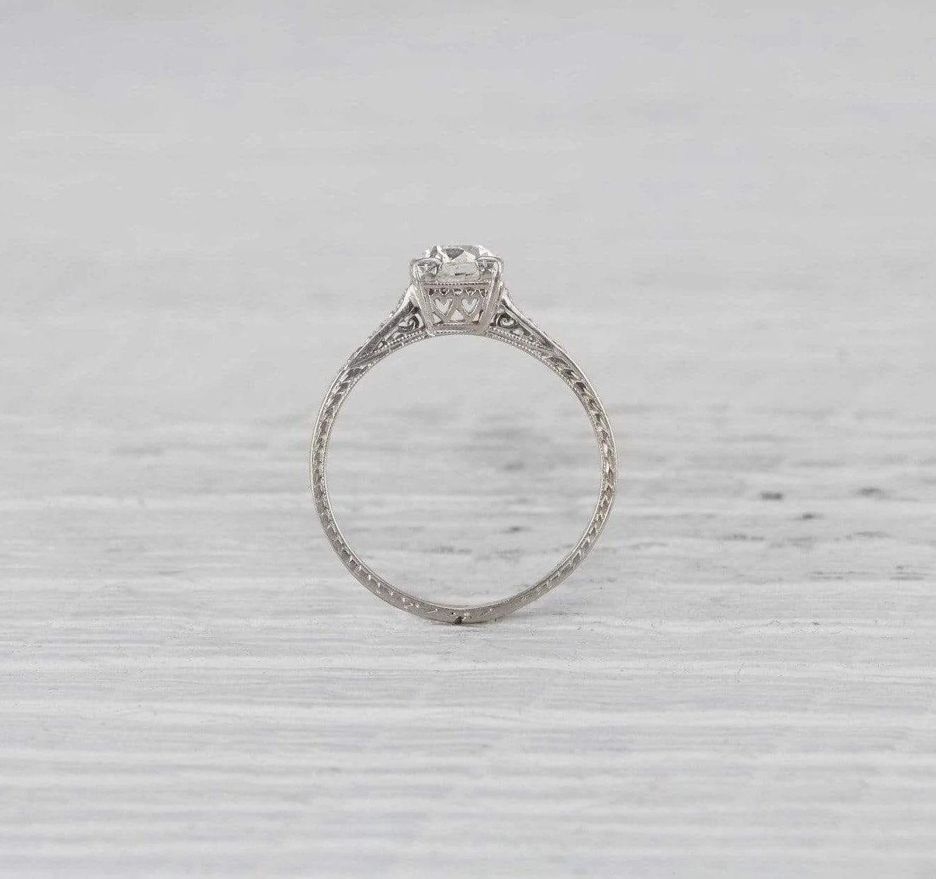 .65 Carat Late Edwardian Engagement Ring - Image 5