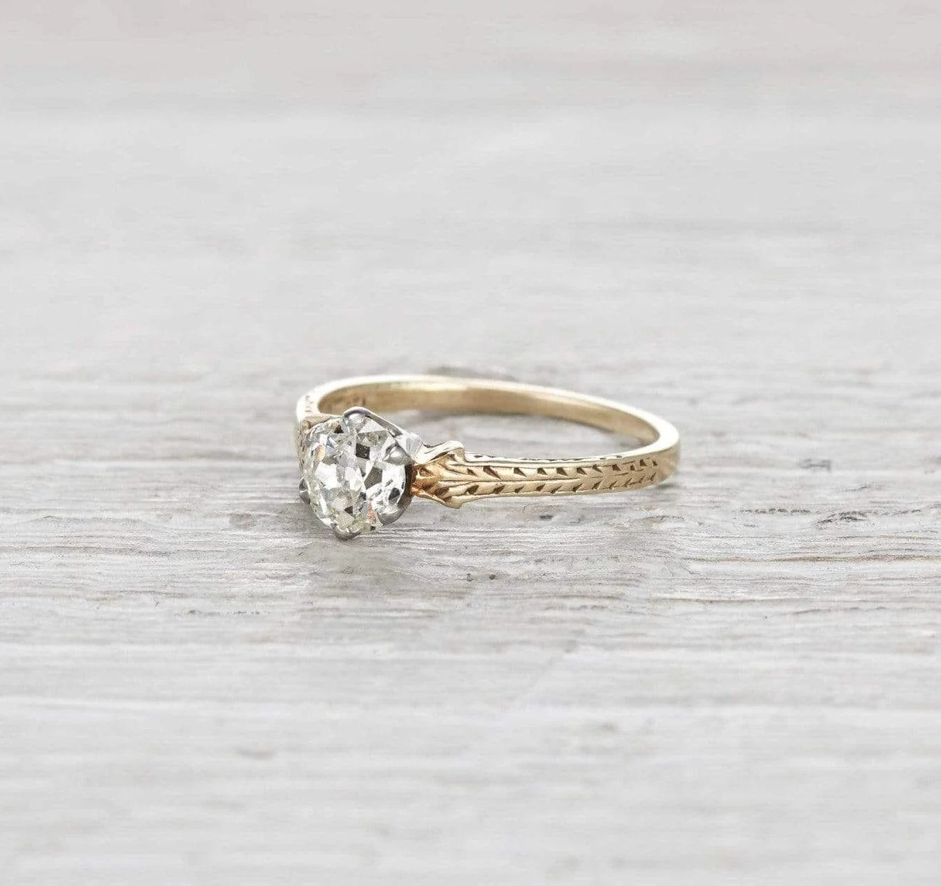.71 Carat Edwardian Engagement Ring