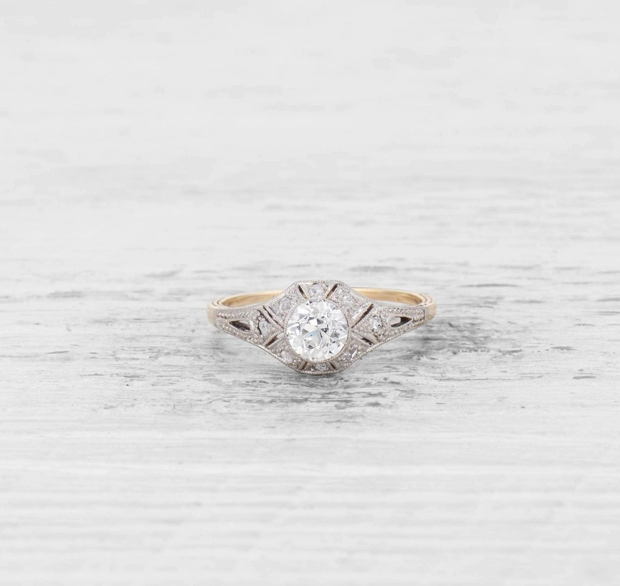 .73 CARAT EDWARDIAN DIAMOND ENGAGEMENT RING - Image 2