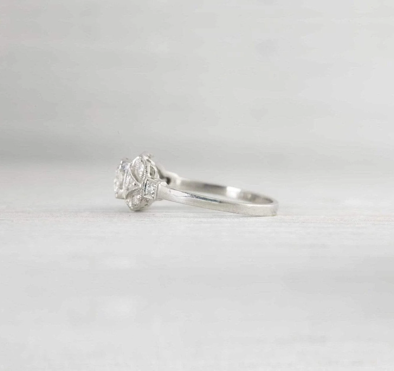 .73 Carat Vintage Art Deco Engagement Ring - Image 3