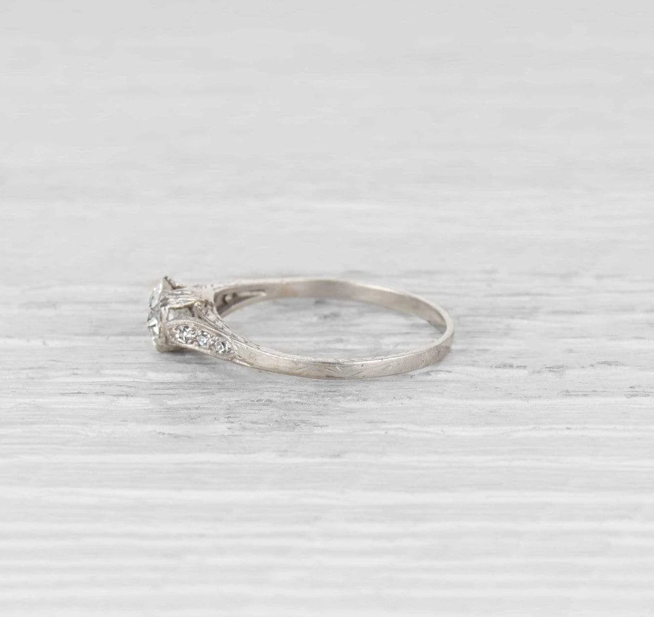 .74 Carat Early Art Deco Engagement Ring - Image 3
