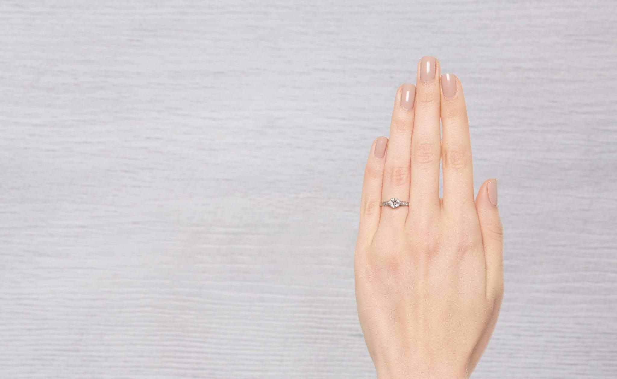 .74 Carat Early Art Deco Engagement Ring - Image 5