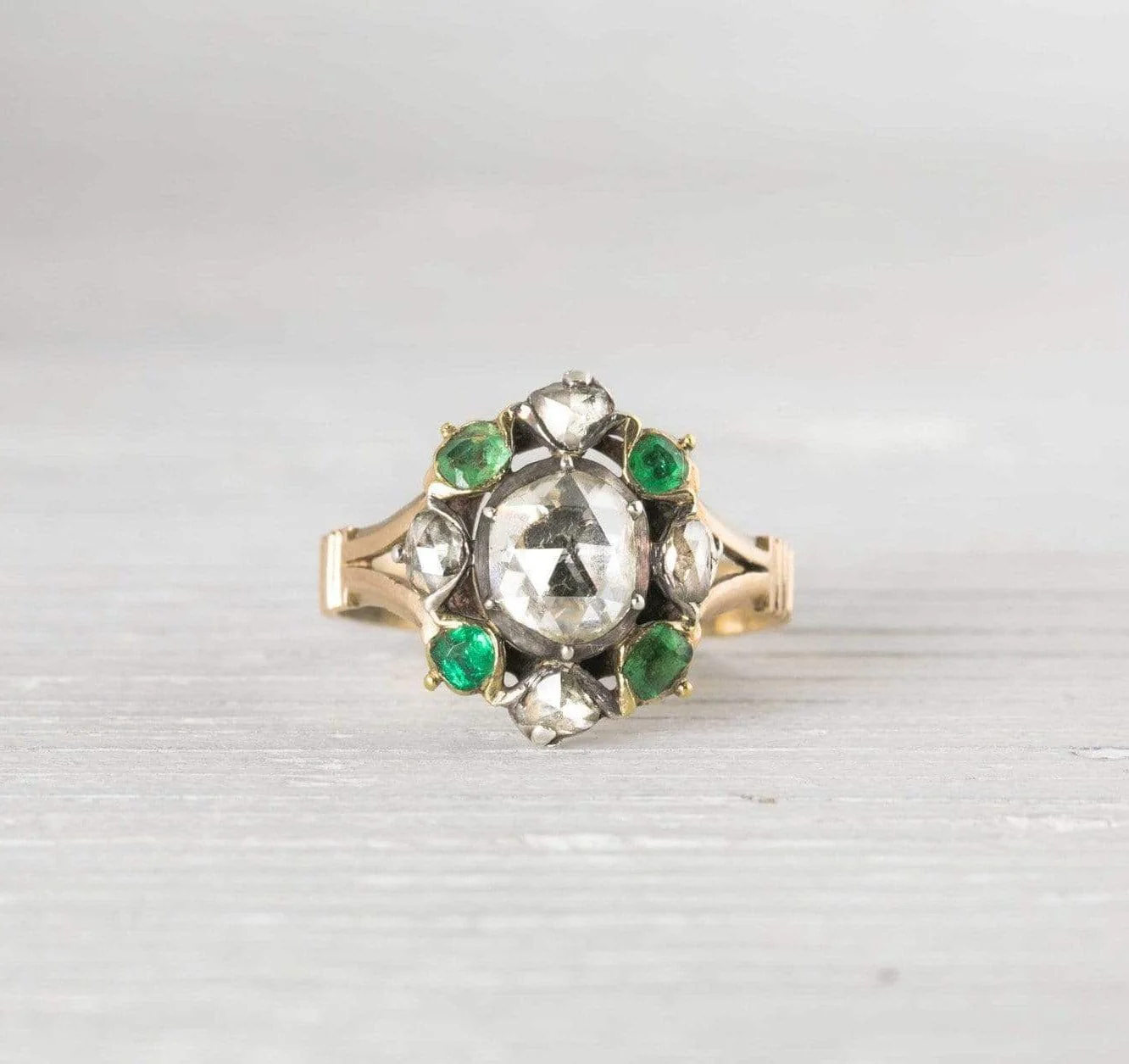 .75 Carat Antique Georgian Rose Cut Diamond Engagement Ring - Image 2