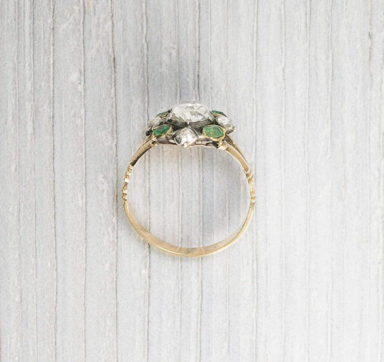 .75 Carat Antique Georgian Rose Cut Diamond Engagement Ring - Image 4