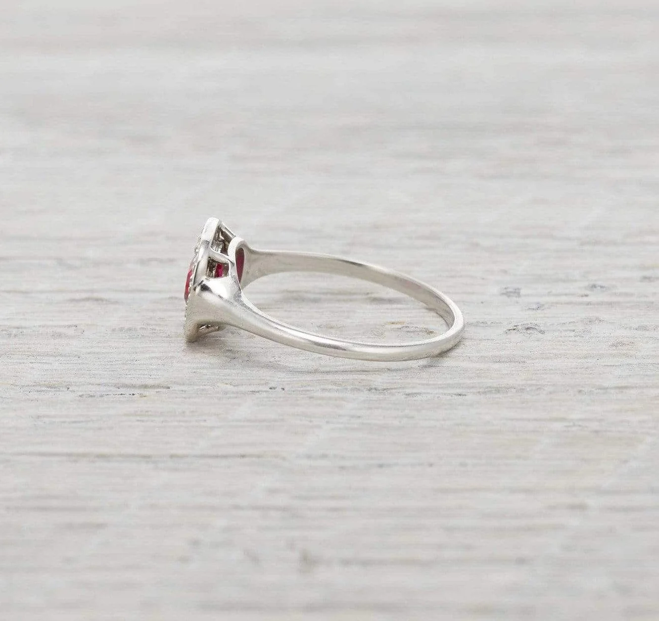.75 Carat Edwardian Burma Ruby and Diamond Ring - Image 3