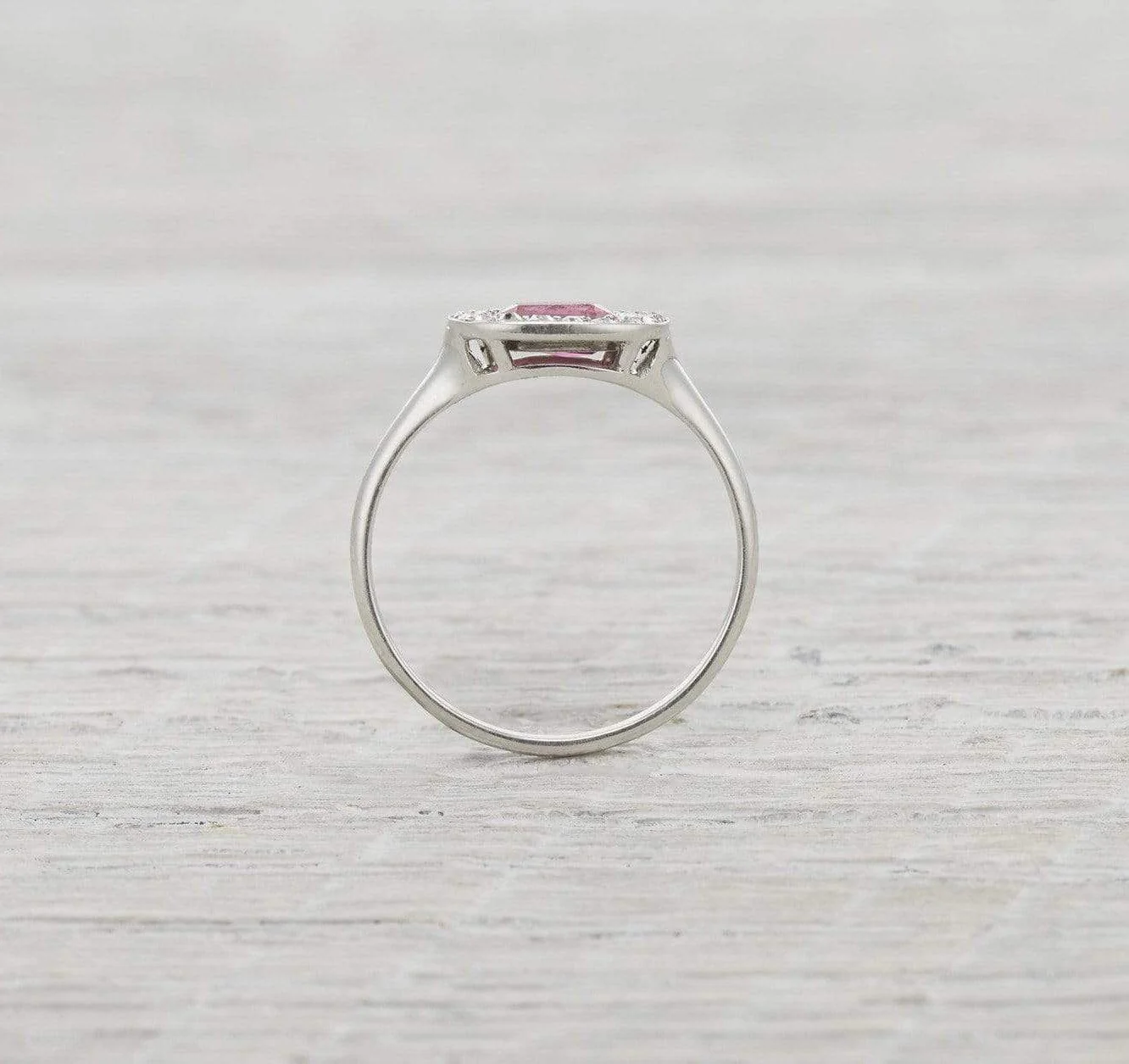 .75 Carat Edwardian Burma Ruby and Diamond Ring - Image 4