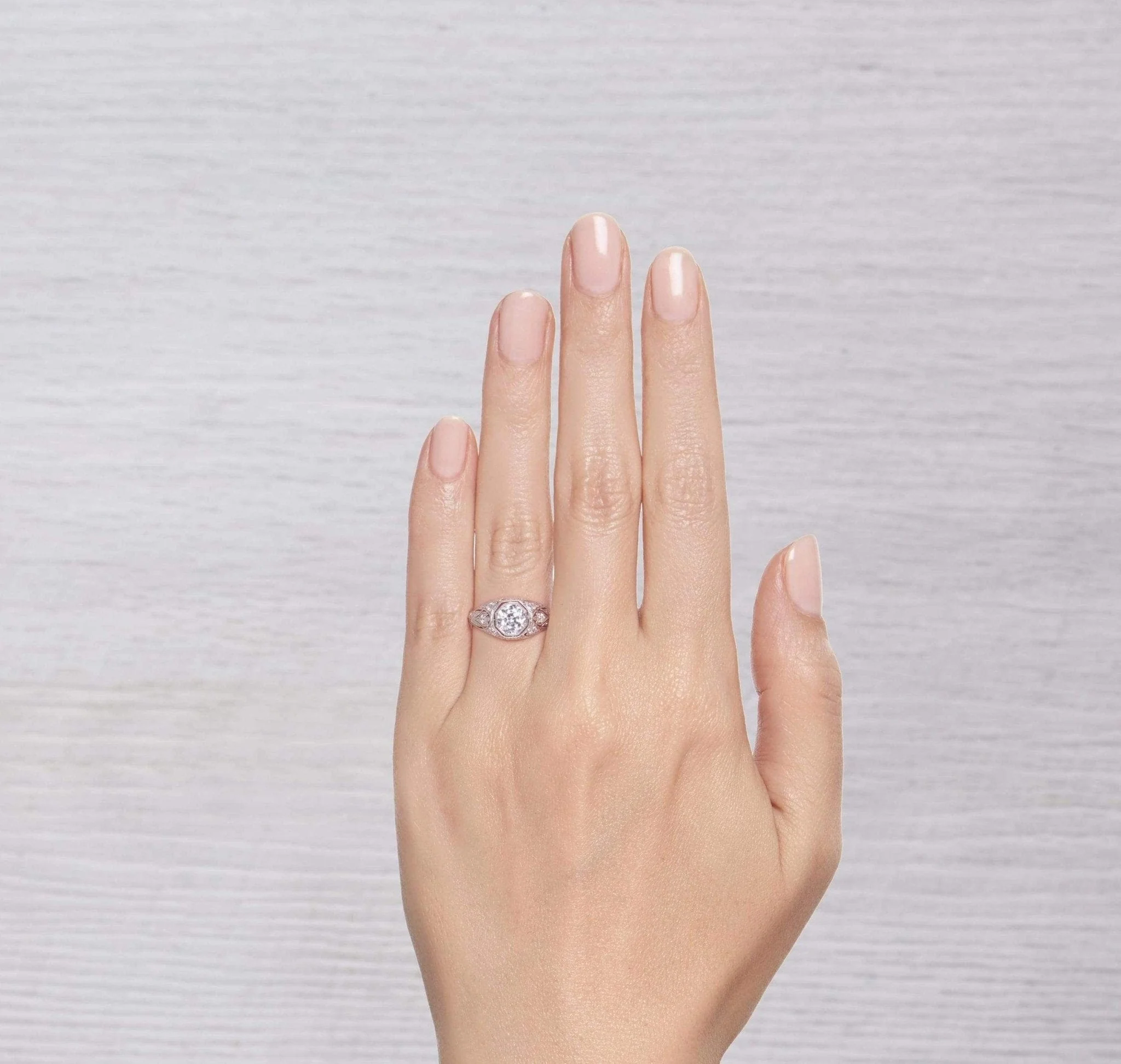 .75 CARAT EDWARDIAN DIAMOND ENGAGEMENT RING - Image 5