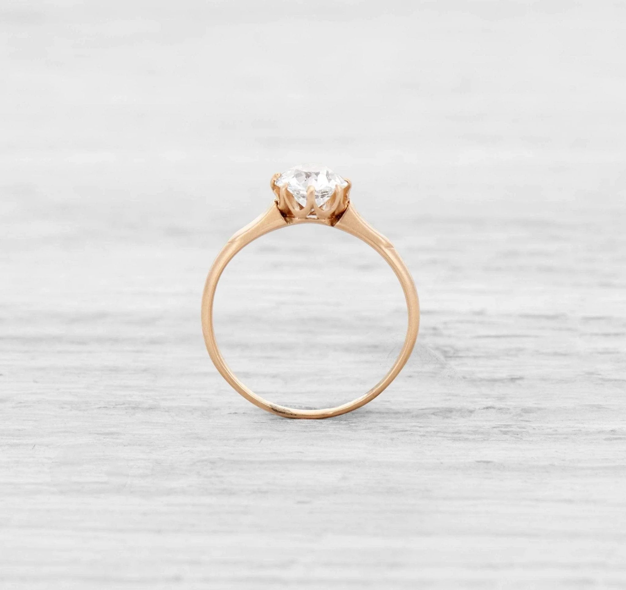 .75 CARAT VICTORIAN DIAMOND ENGAGEMENT RING - Image 4