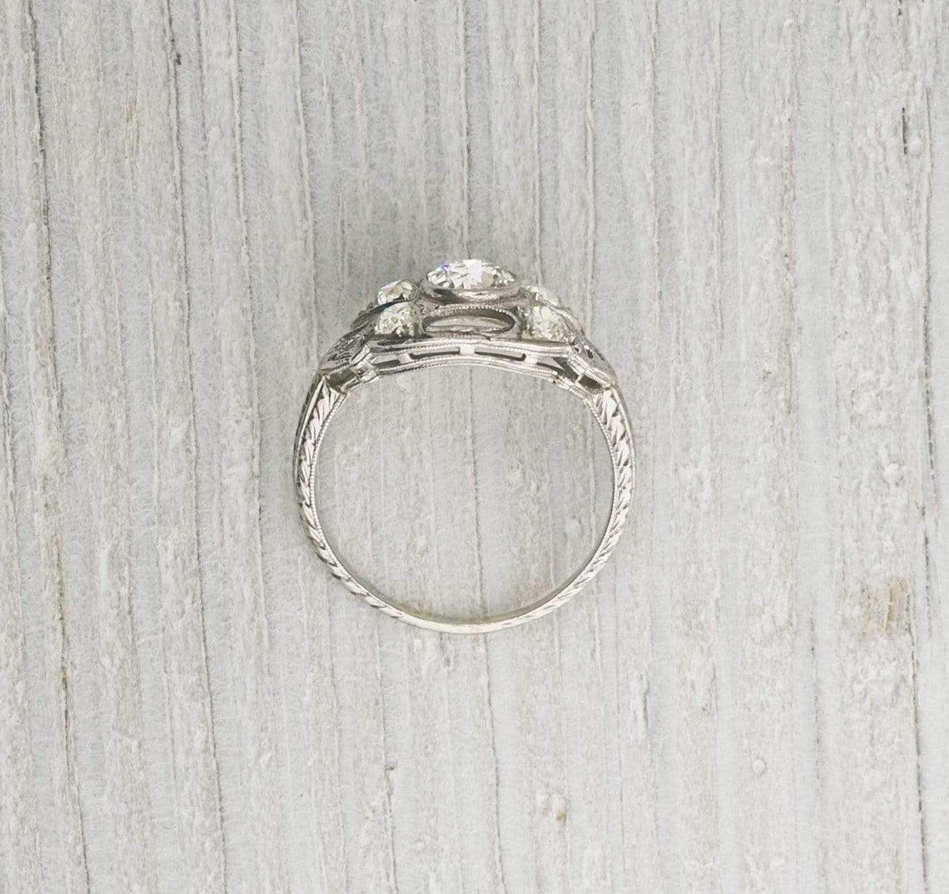 .75 Carat Vintage Edwardian Diamond Engagement Ring - Image 4