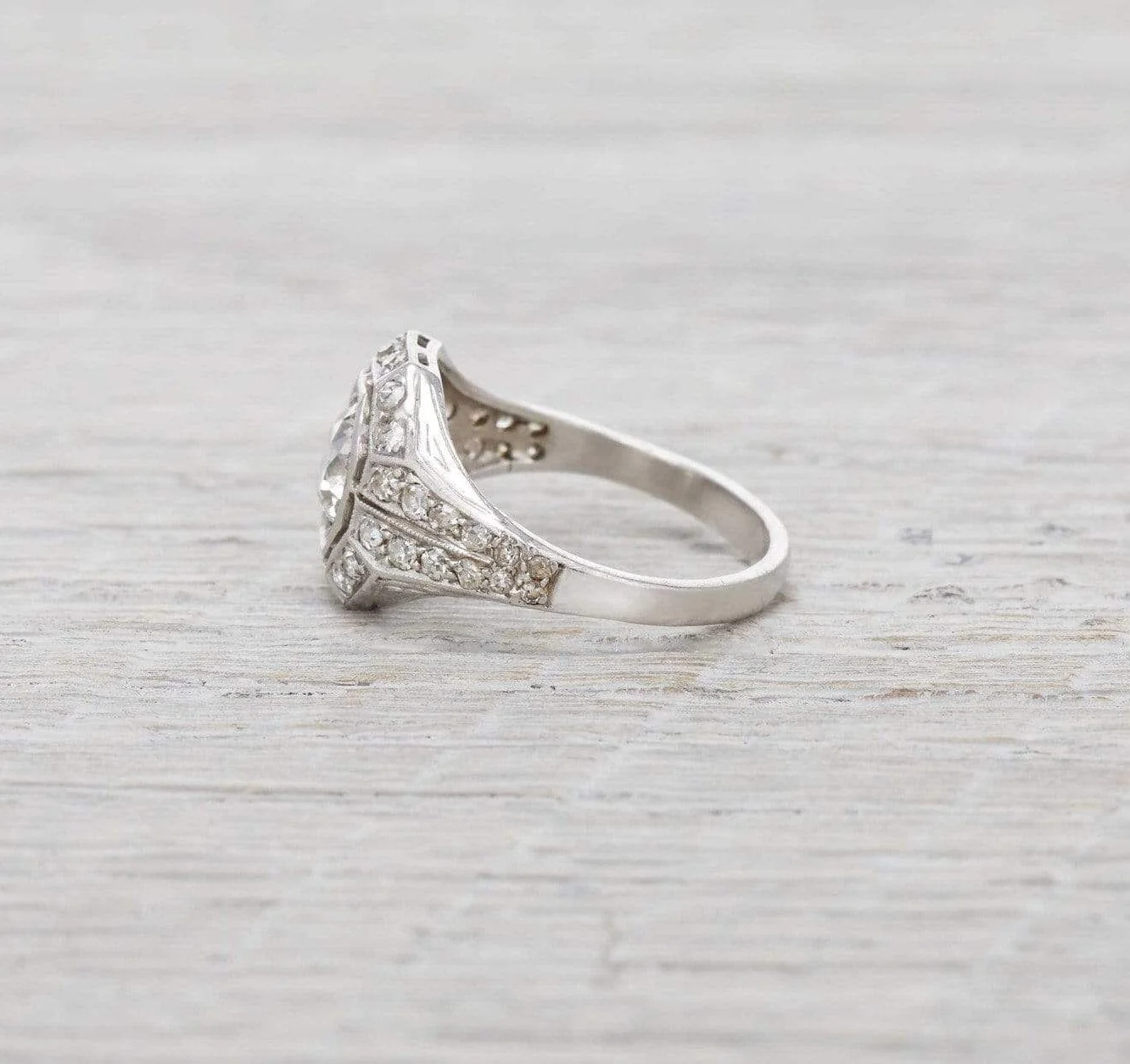 .78 Carat Vintage Art Deco Engagement Ring - Image 3