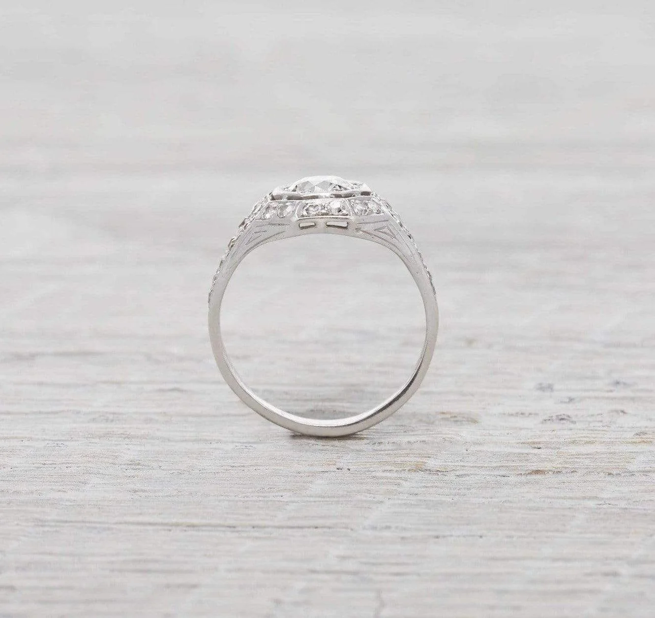 .78 Carat Vintage Art Deco Engagement Ring - Image 4