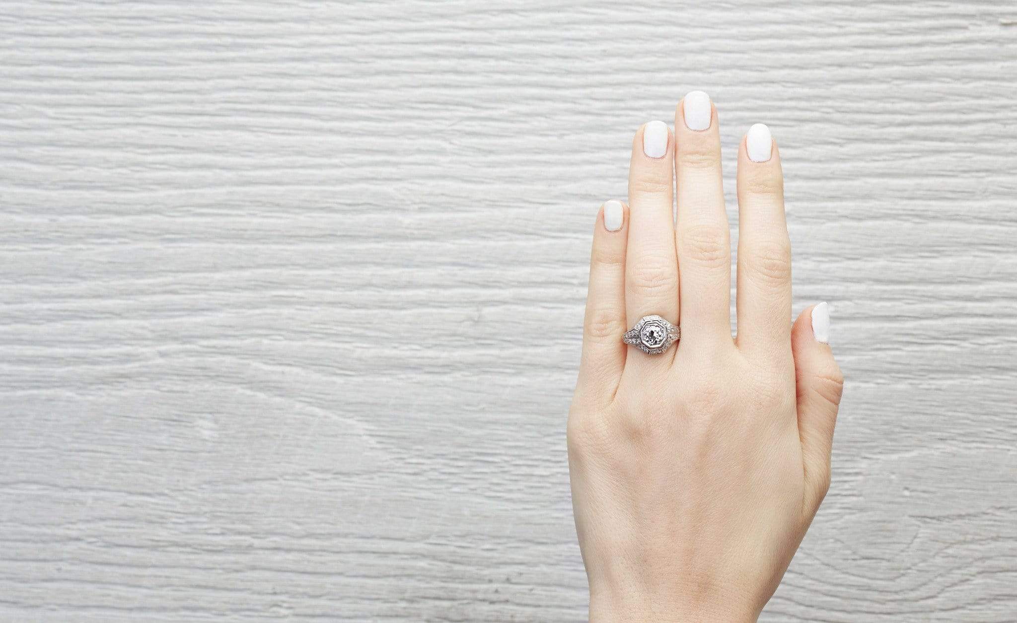 .78 Carat Vintage Art Deco Engagement Ring - Image 5