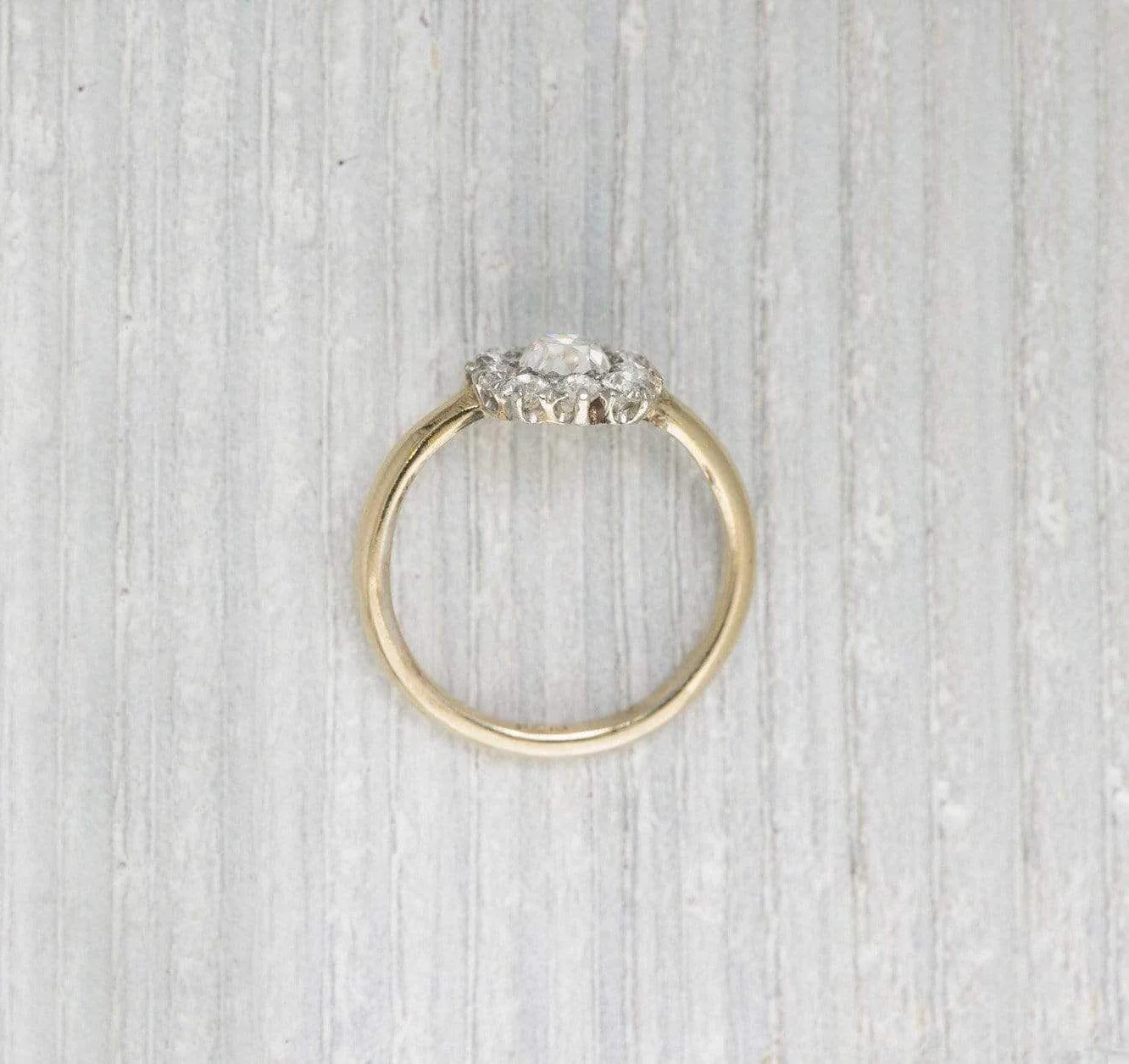 .80 Carat Edwardian Diamond Cluster Engagement Ring - Image 4