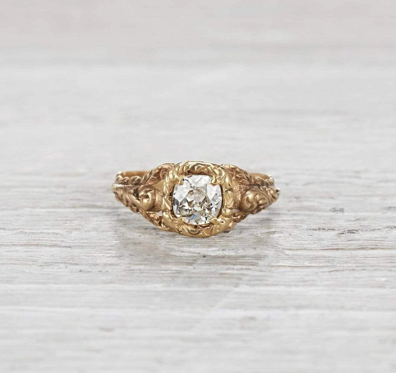 .80 Carat Early Victorian Diamond Engagement Ring - Image 2