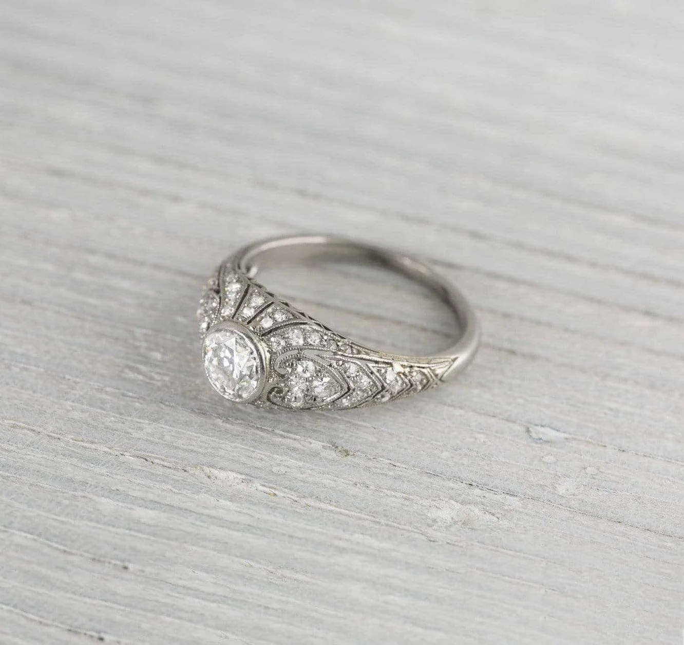 .80 Carat Vintage Engagement Ring