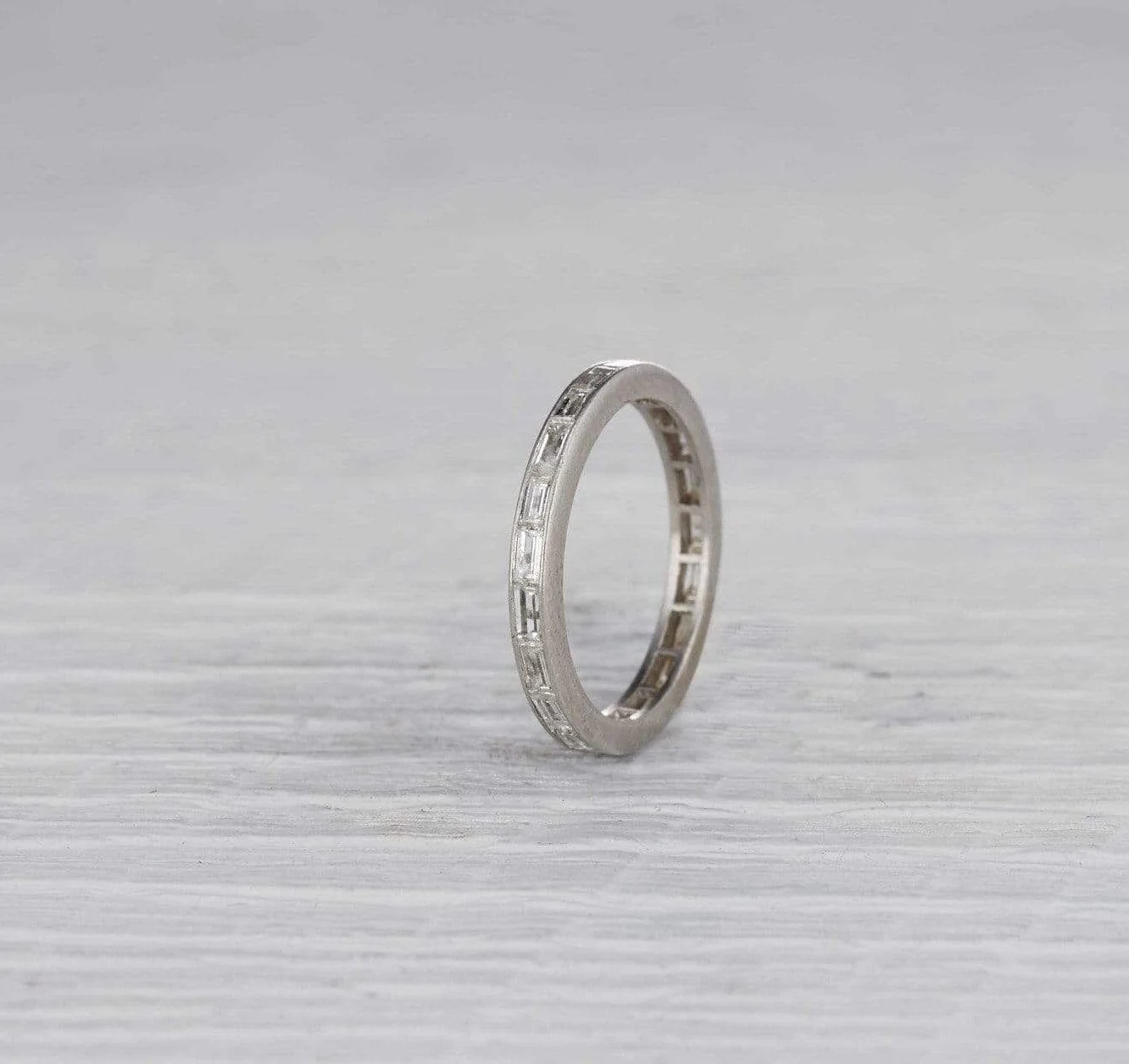 .85 Carat Art Deco Baguette Eternity Band