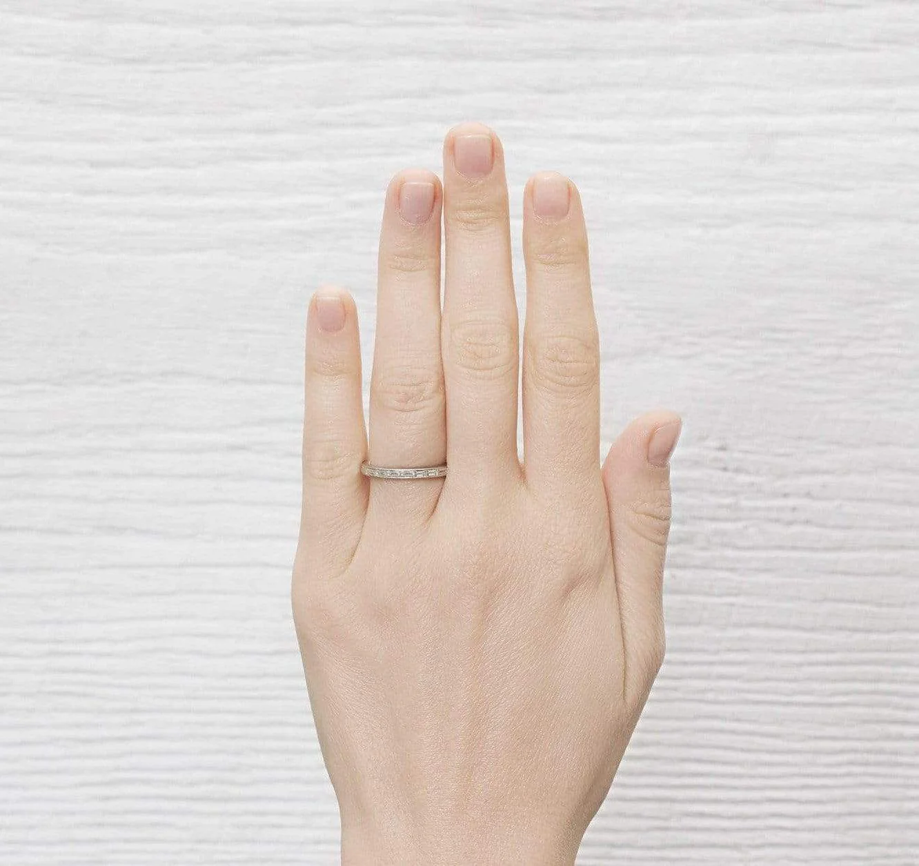.85 Carat Art Deco Baguette Eternity Band - Image 3