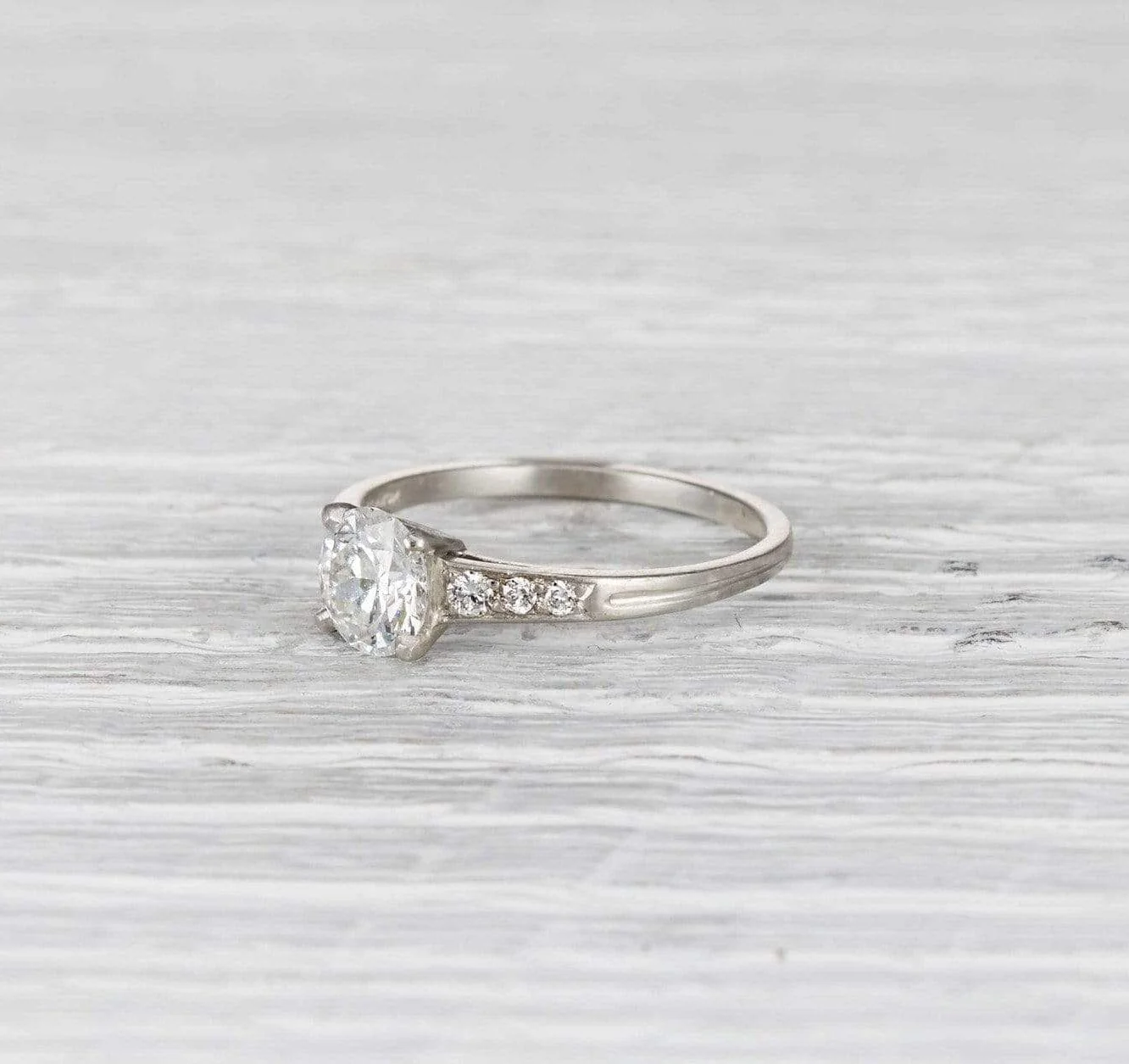 .86 Carat Retro Tiffany & Co. Engagement Ring