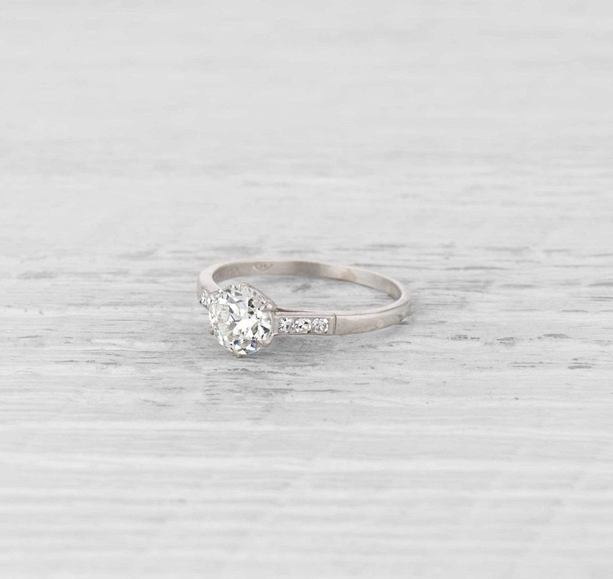 .92 Carat Art Deco Engagement Ring