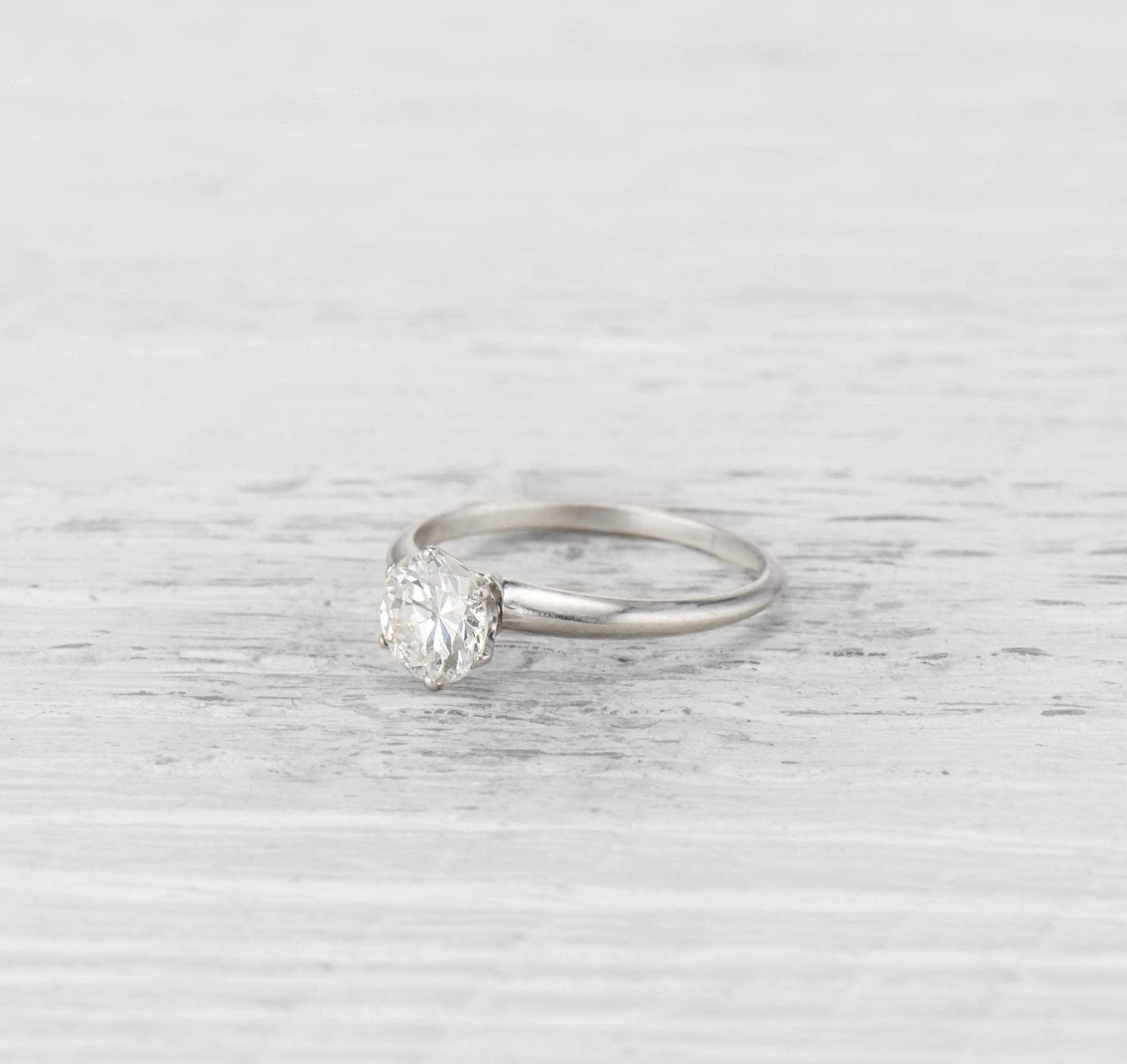 .98 CARAT TIFFANY & CO. DIAMOND SOLITAIRE ENGAGEMENT RING