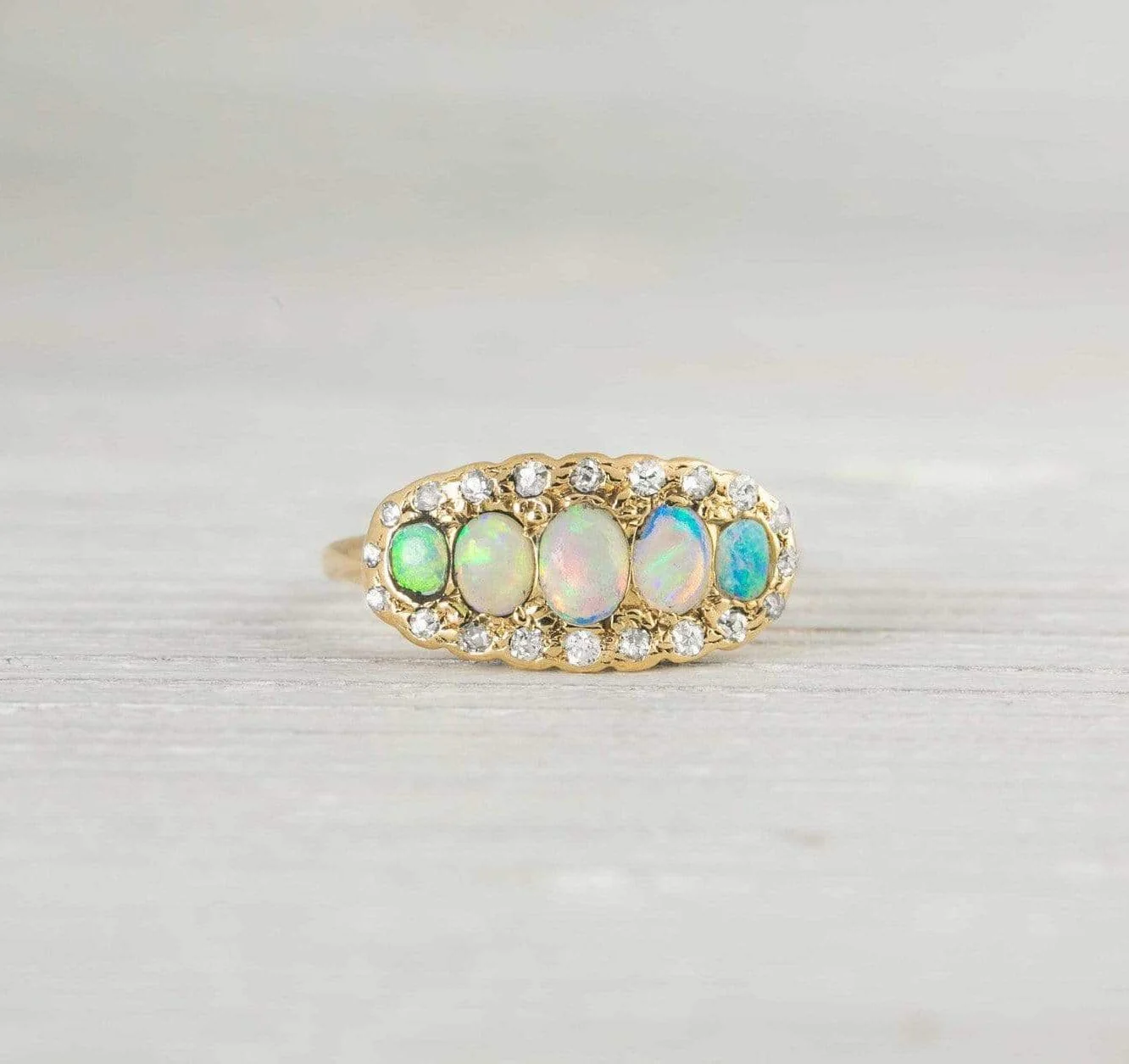 Antique Victorian Opal Ring - Image 2