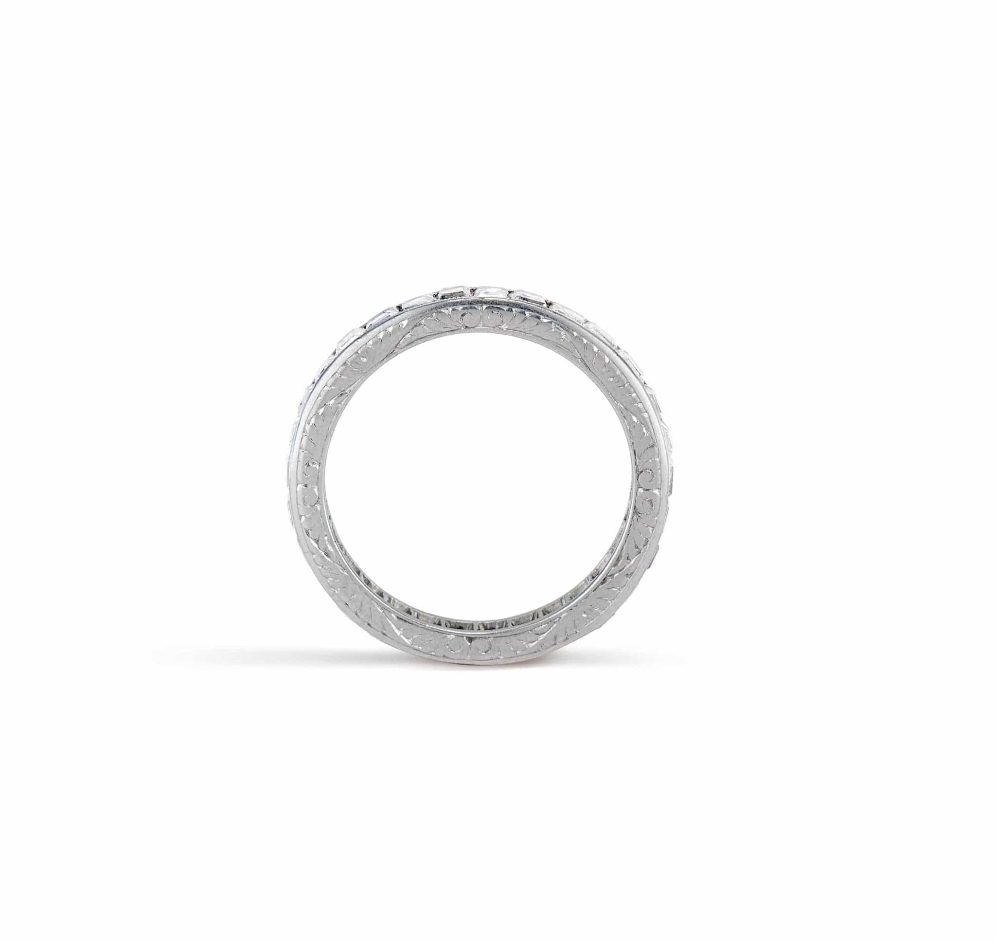 Art Deco 1.60 Square Step-Cut Diamond Eternity Band - Image 2