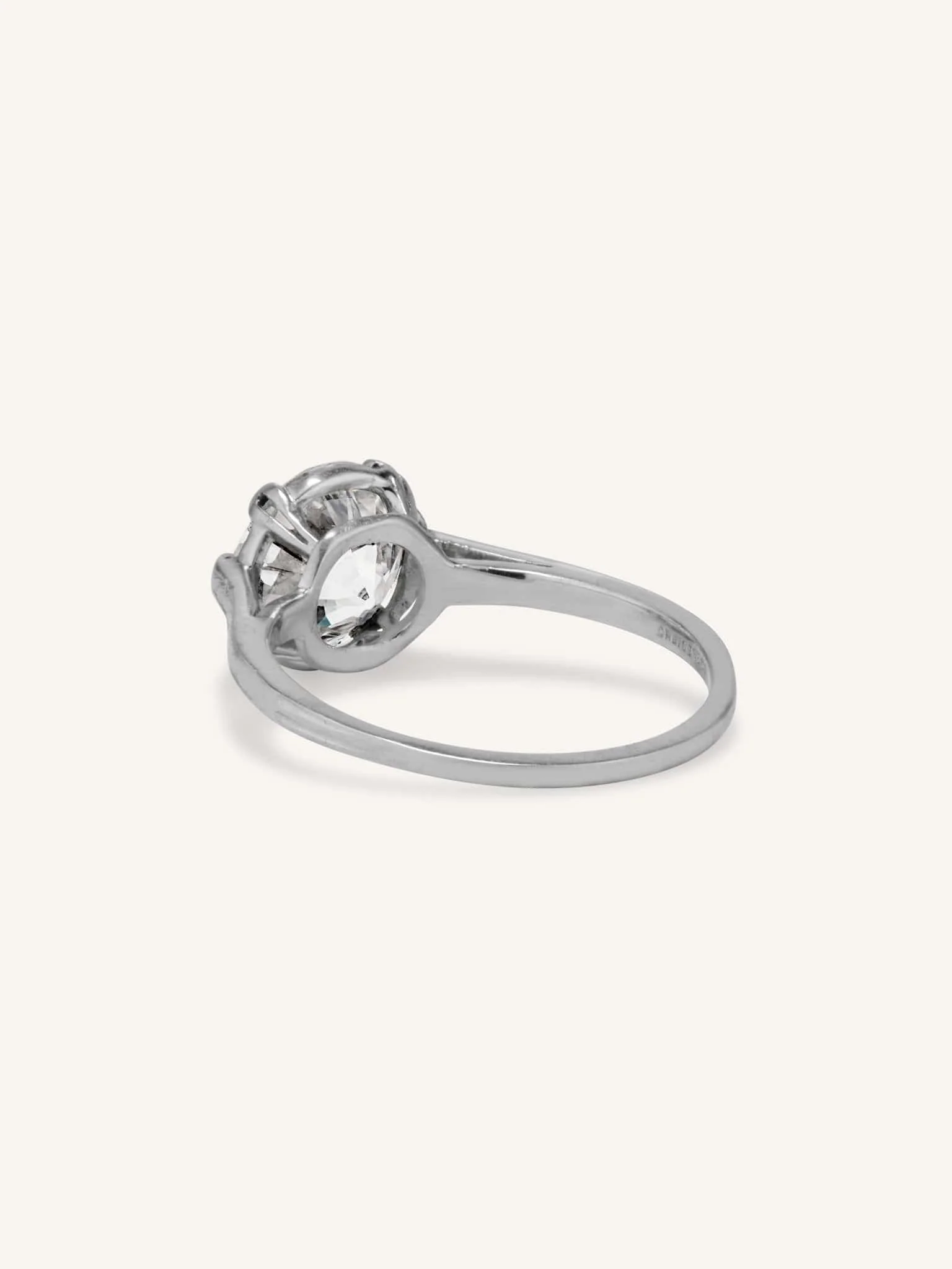 Dreicer & Co. Art Deco 2.12 Carat Old European Cut Diamond Engagement Ring - Image 5