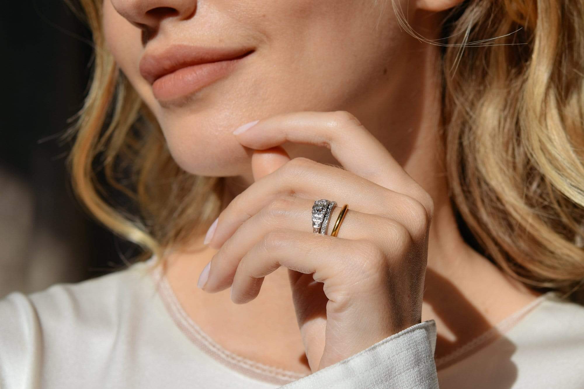 Art Deco .73 Carat Old European Diamond and Platinum Engagement Ring - Image 6