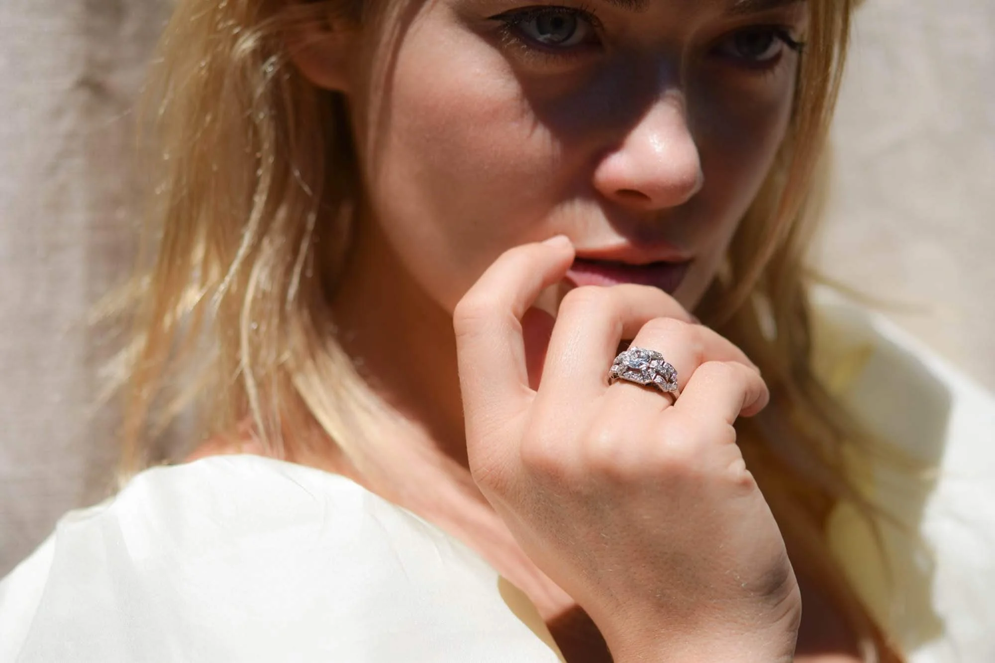 Art Deco 1.00 Old European Cut Diamond and Platinum Ring - Image 5
