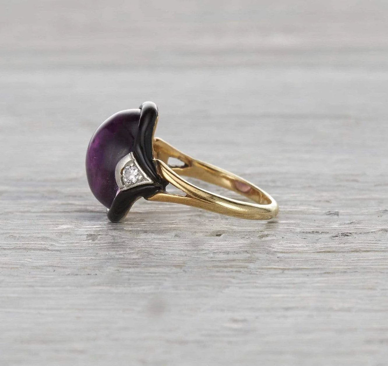 Art Deco Amethyst Ring - Image 3