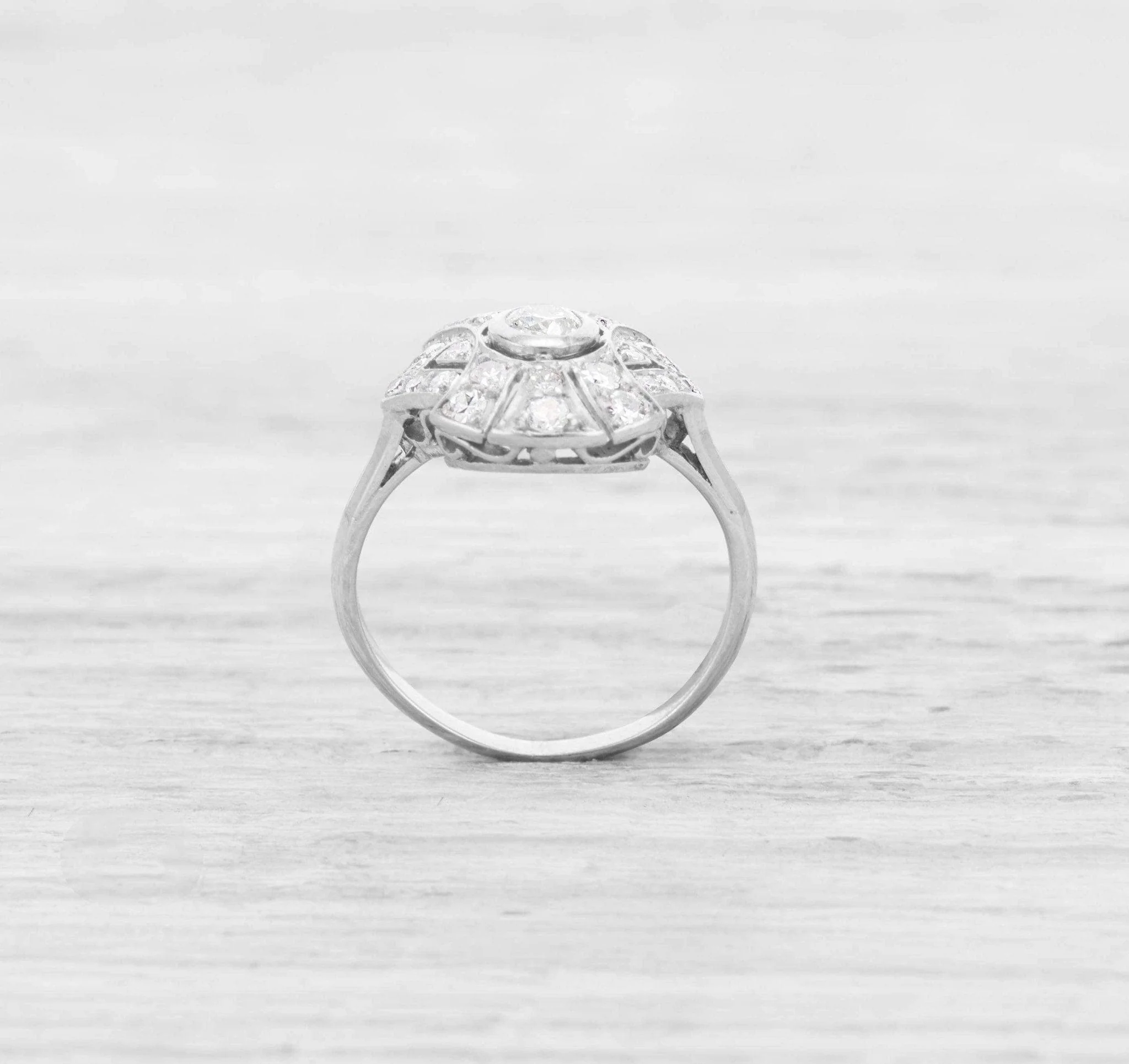 .20 CARAT ART DECO DIAMOND ENGAGEMENT RING - Image 4