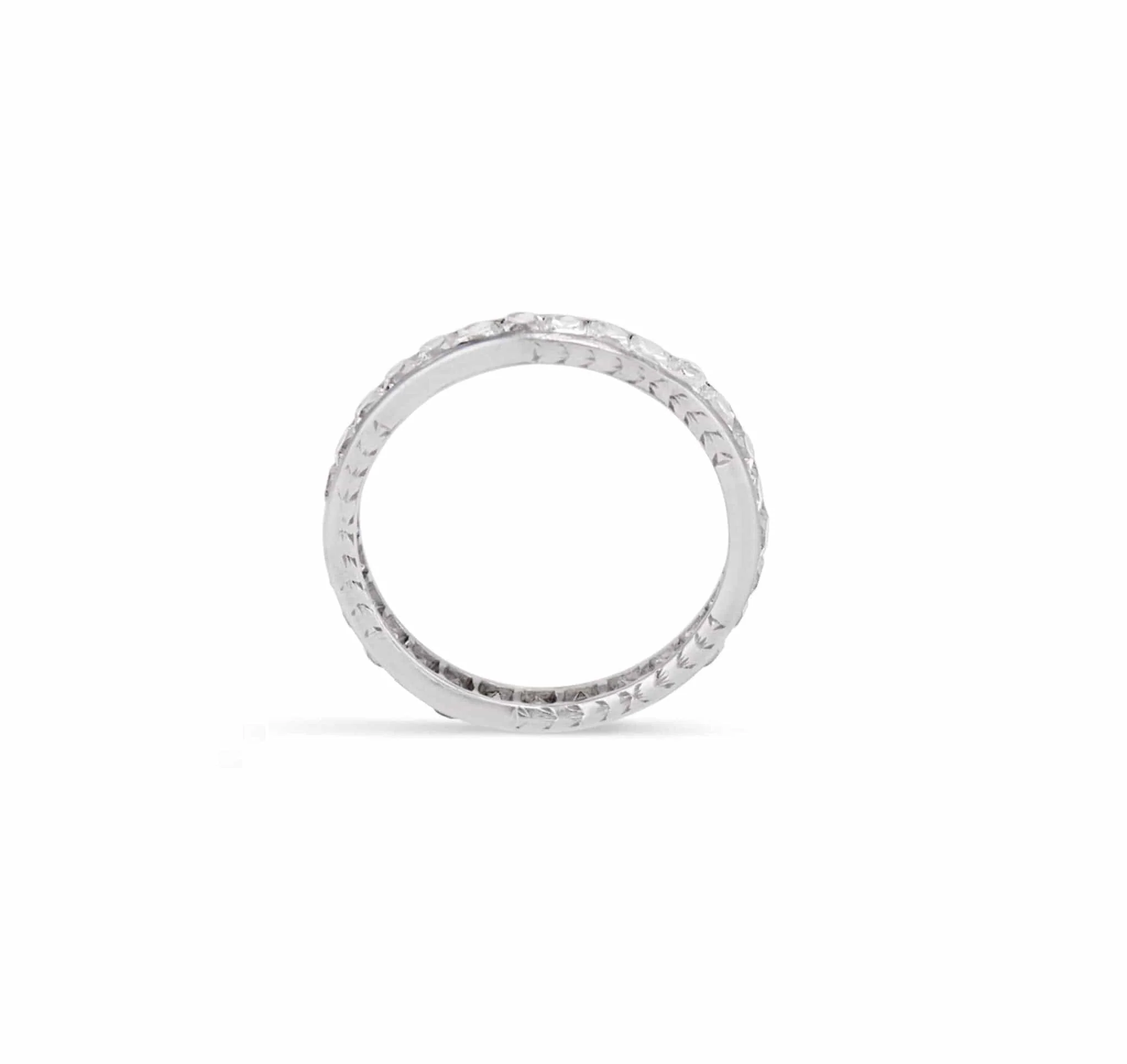 Art Deco 3.00 Carat French Cut Diamond Eternity Band - Image 2