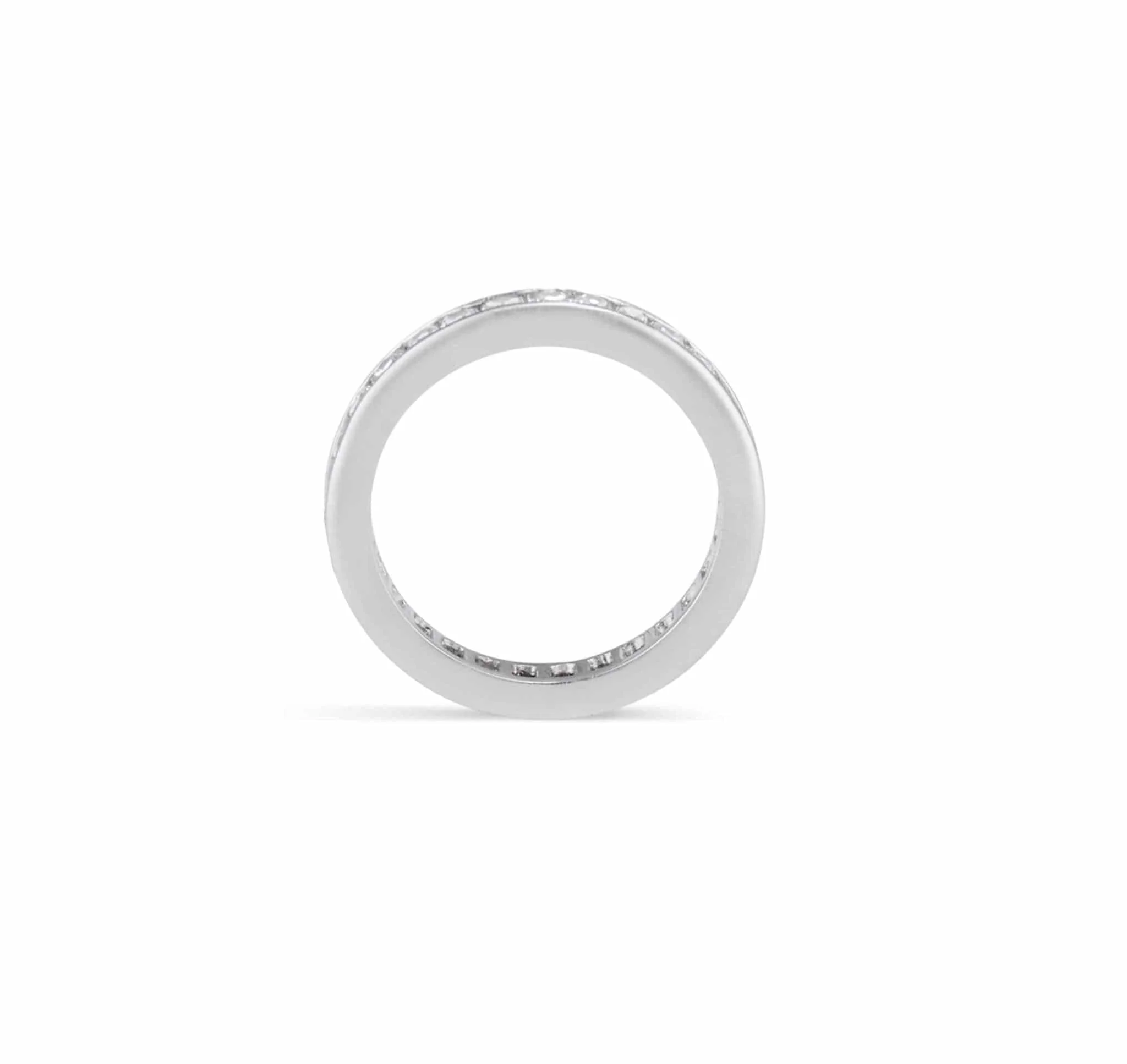 Art Deco 3.50 Carat French Cut Diamond Eternity Band - Image 2